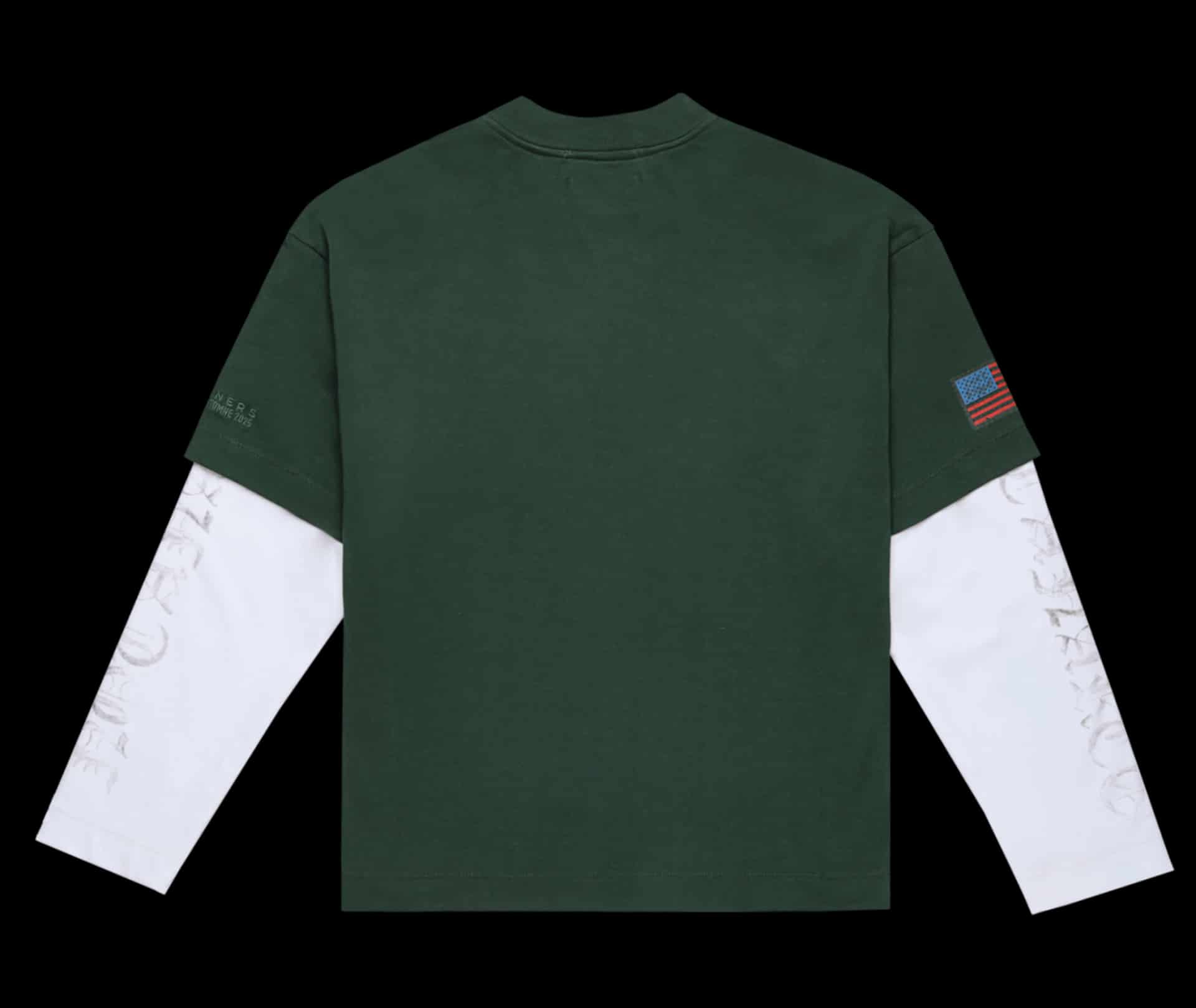 POLIZIA GREEN DOUBLE SLEEVE - miniatura 3
