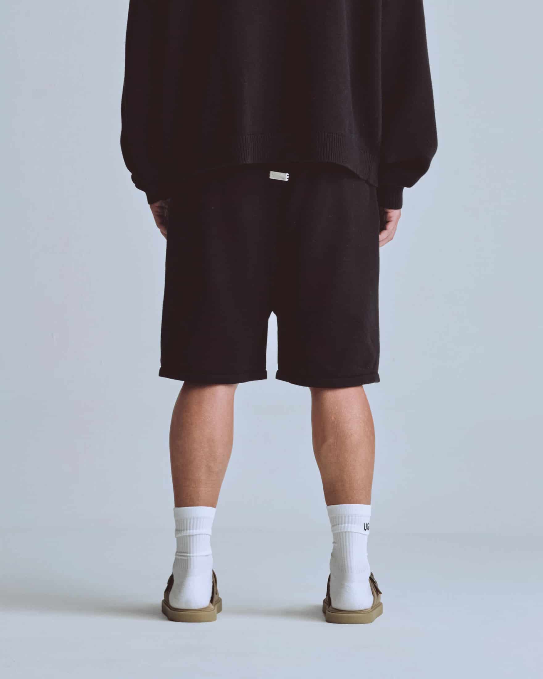 Basics UNDRGLD Knitted Shorts Black - miniatura 7