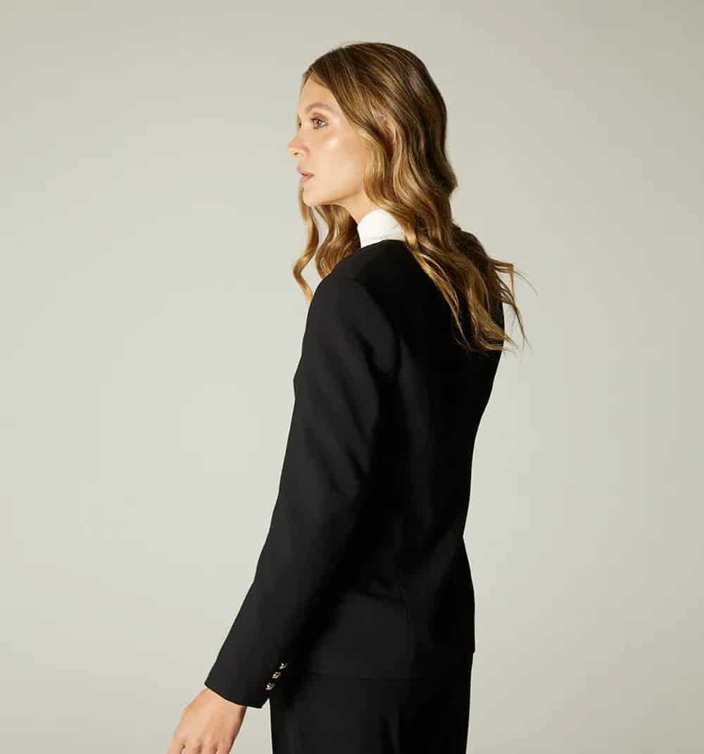 Blazer sin solapa dos botones - miniatura 13