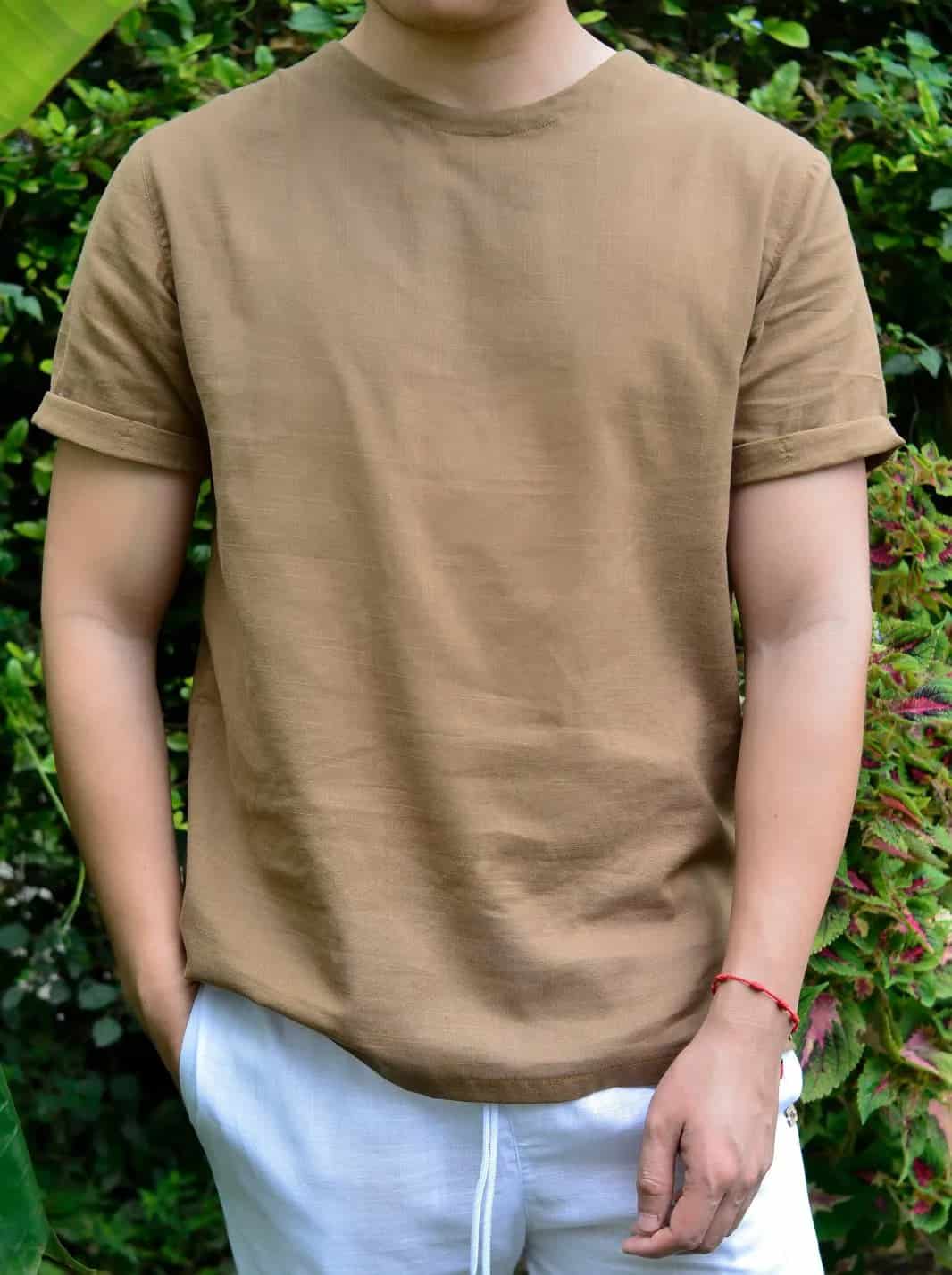 CAMISETA LINO ALGODÓN - miniatura 1