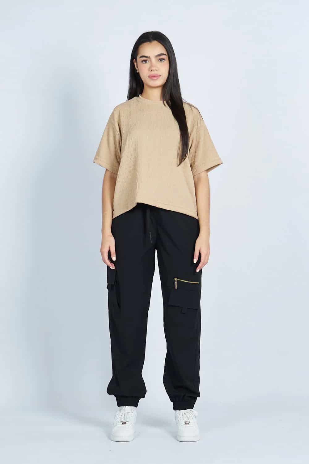Camiseta oversize textura ARENA | Drop 03 | - miniatura 1