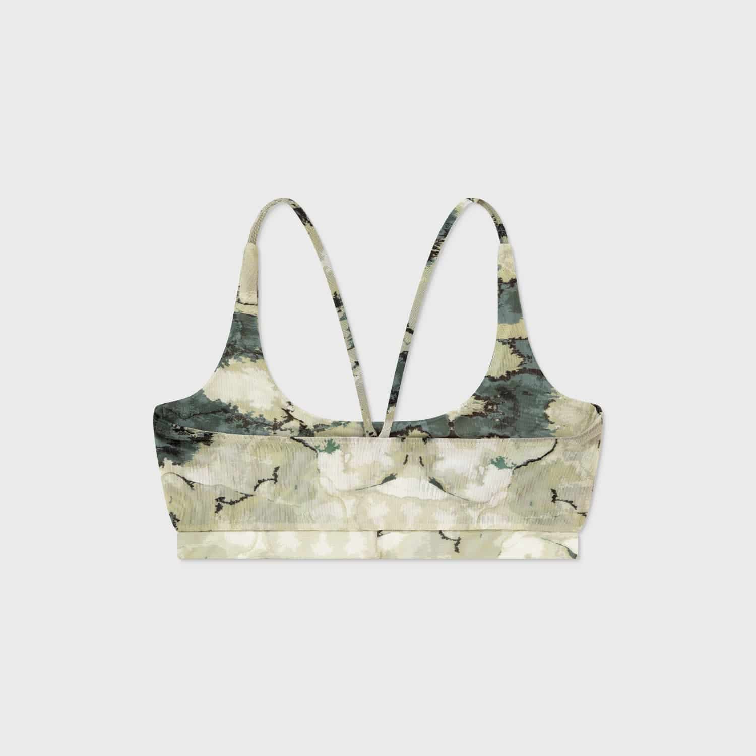 Marble Mesh Cut-Out Top - Green - miniatura 5