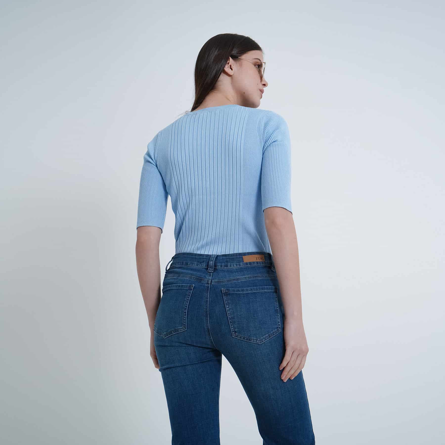 Sweater Cuello Redondo Manga Corta - miniatura 12