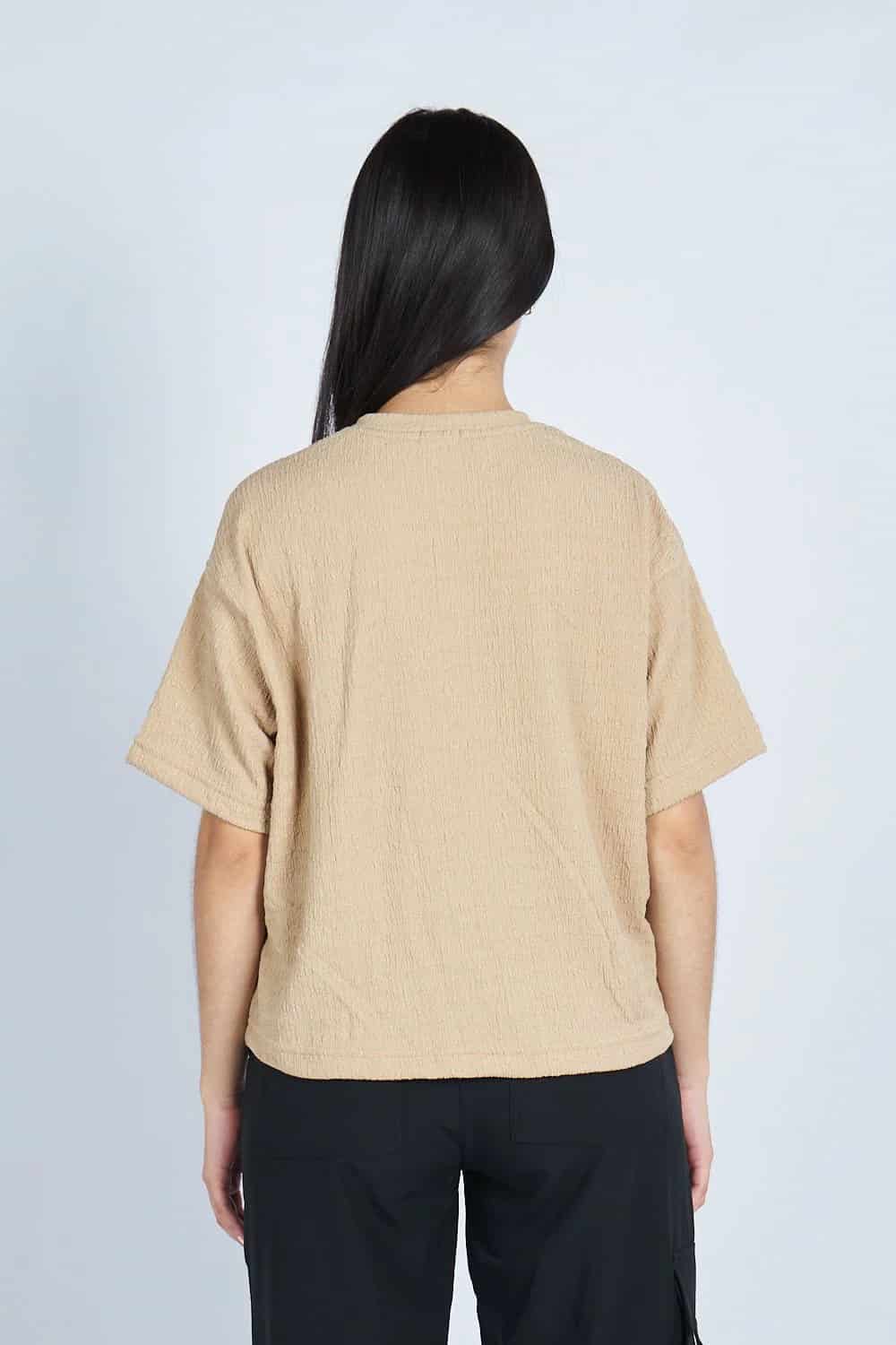 Camiseta oversize textura ARENA | Drop 03 | - miniatura 4