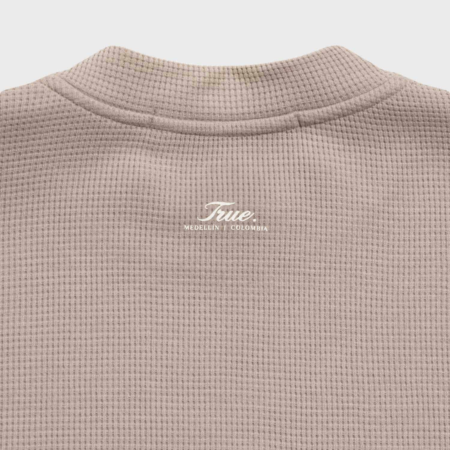 Textured Boxy Tee - Sand - miniatura 2