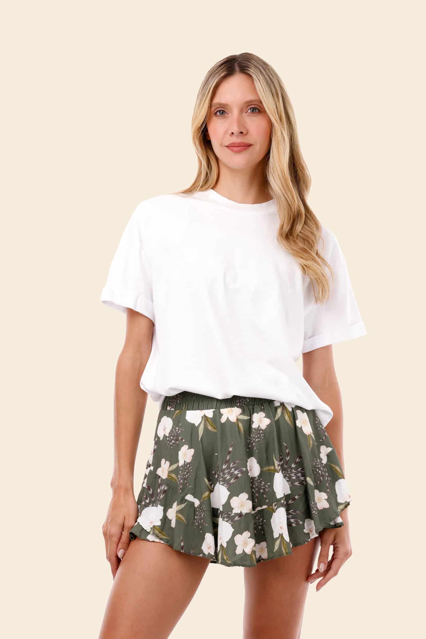 White Kain Oversize T Shirt - miniatura 1