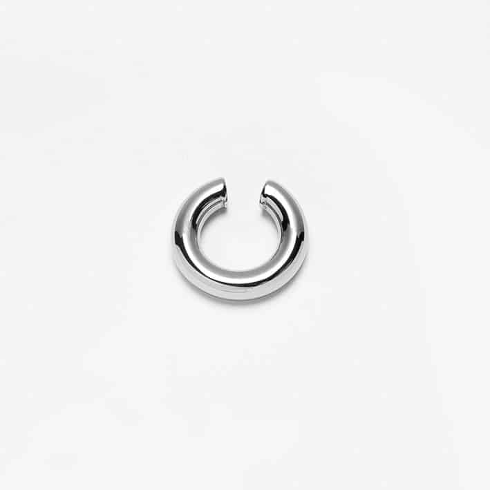 Chunky Earcuff Plateado - miniatura 2