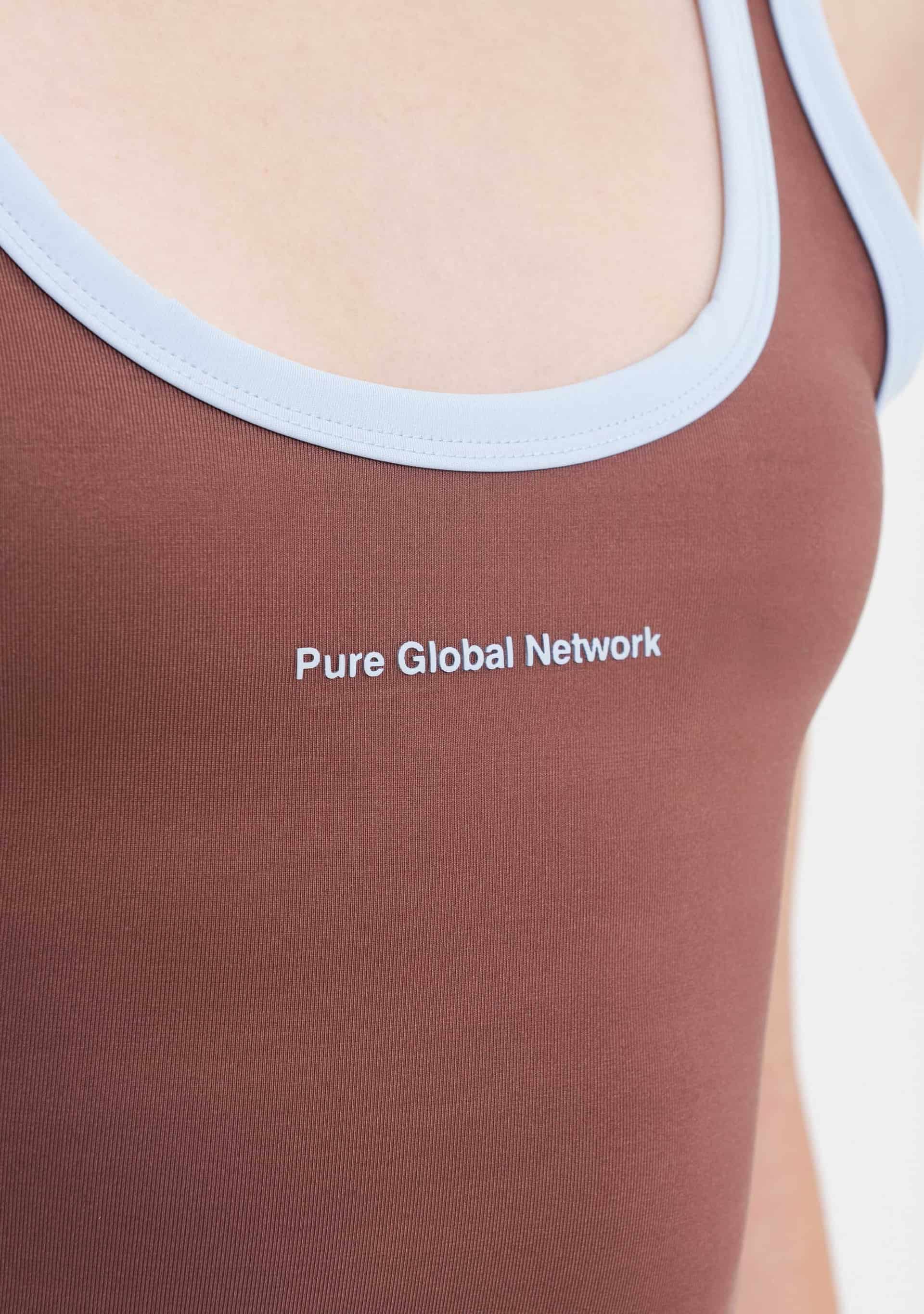 Across The Lines Brown Tank Top - miniatura 5