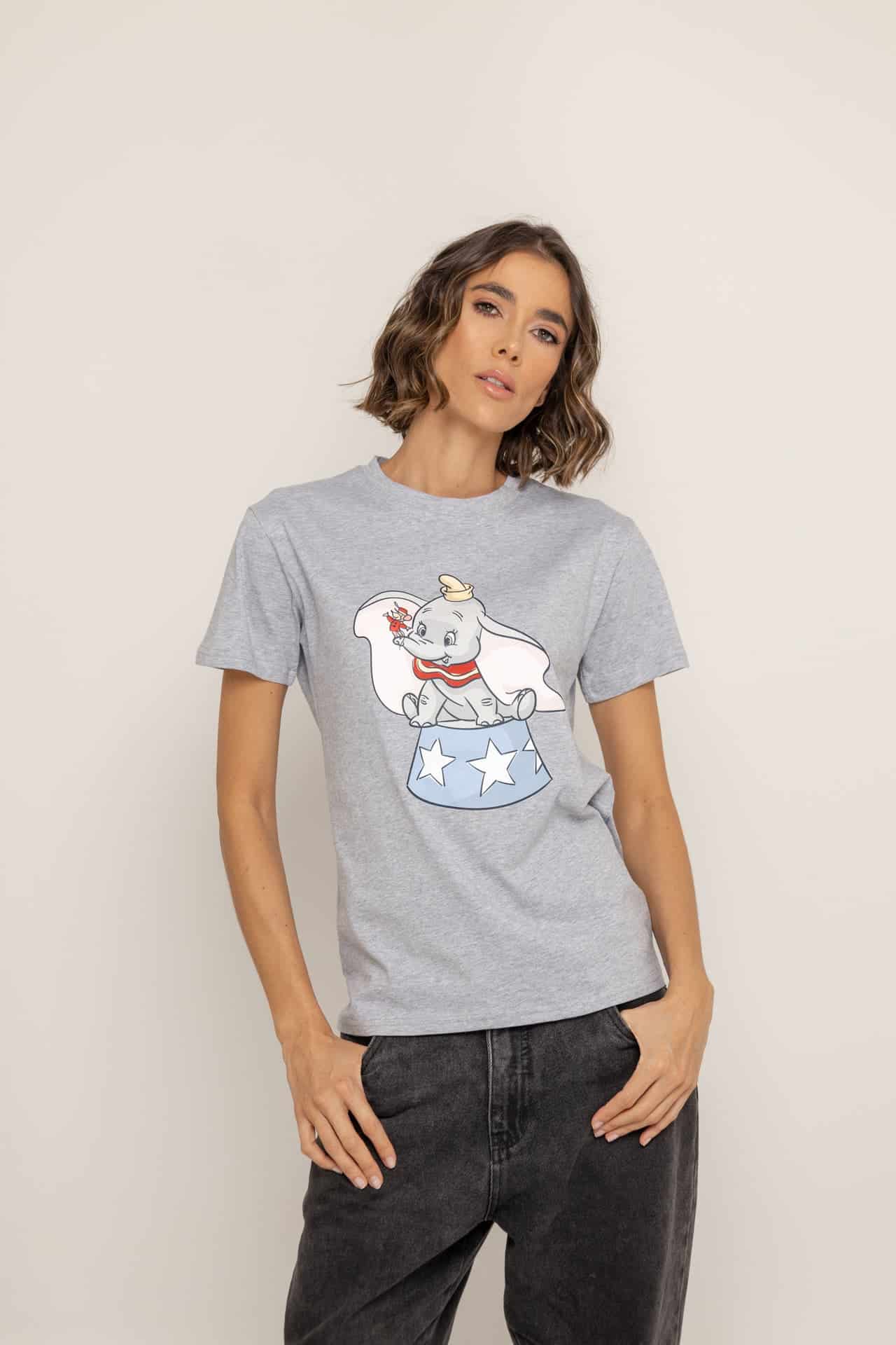 T-Shirt Gris Dumbo - miniatura 3
