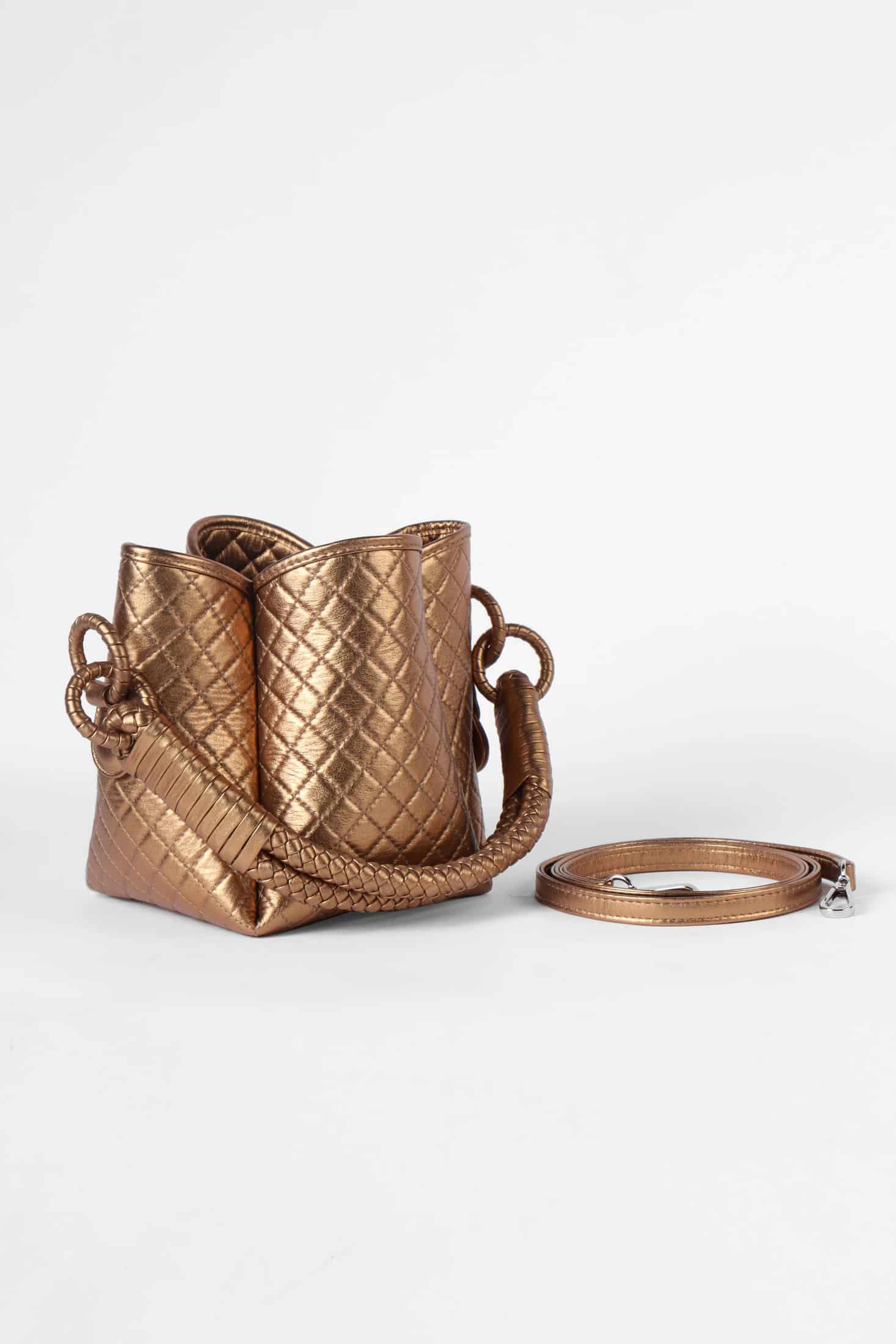 Tulip Mini Bucket Bag, Gold. Limited Edition - miniatura 5