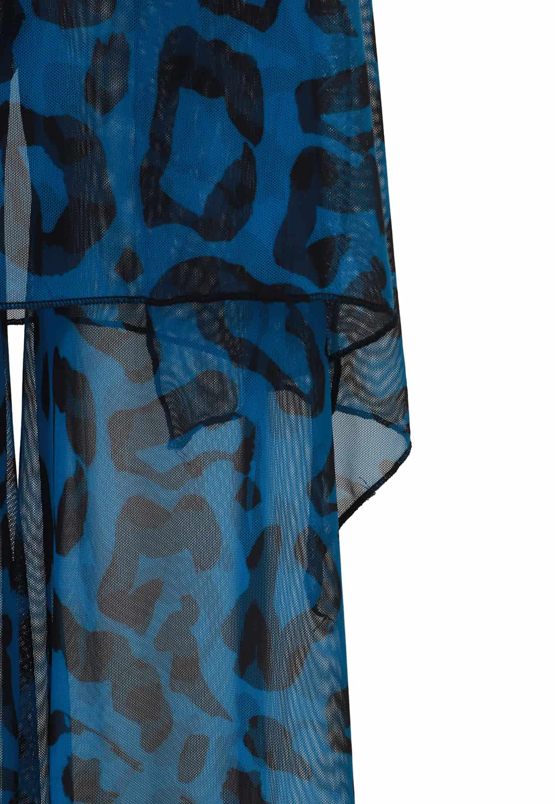 Blue Black Leopard Mesh Pant - miniatura 6