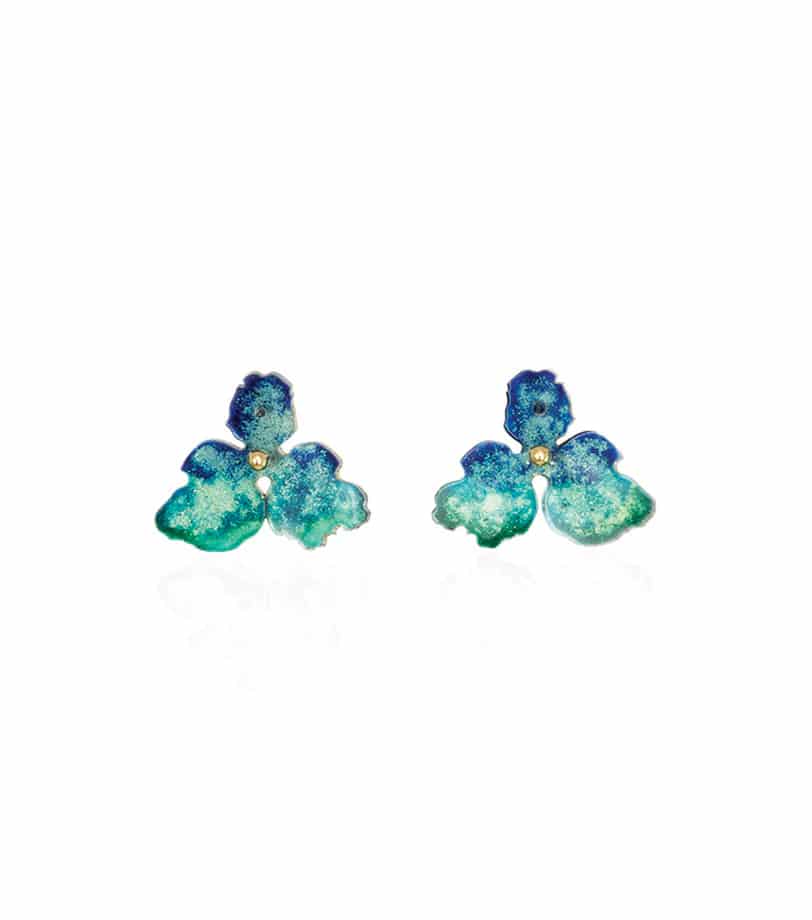 Aretes Orquídea Mini - miniatura 1