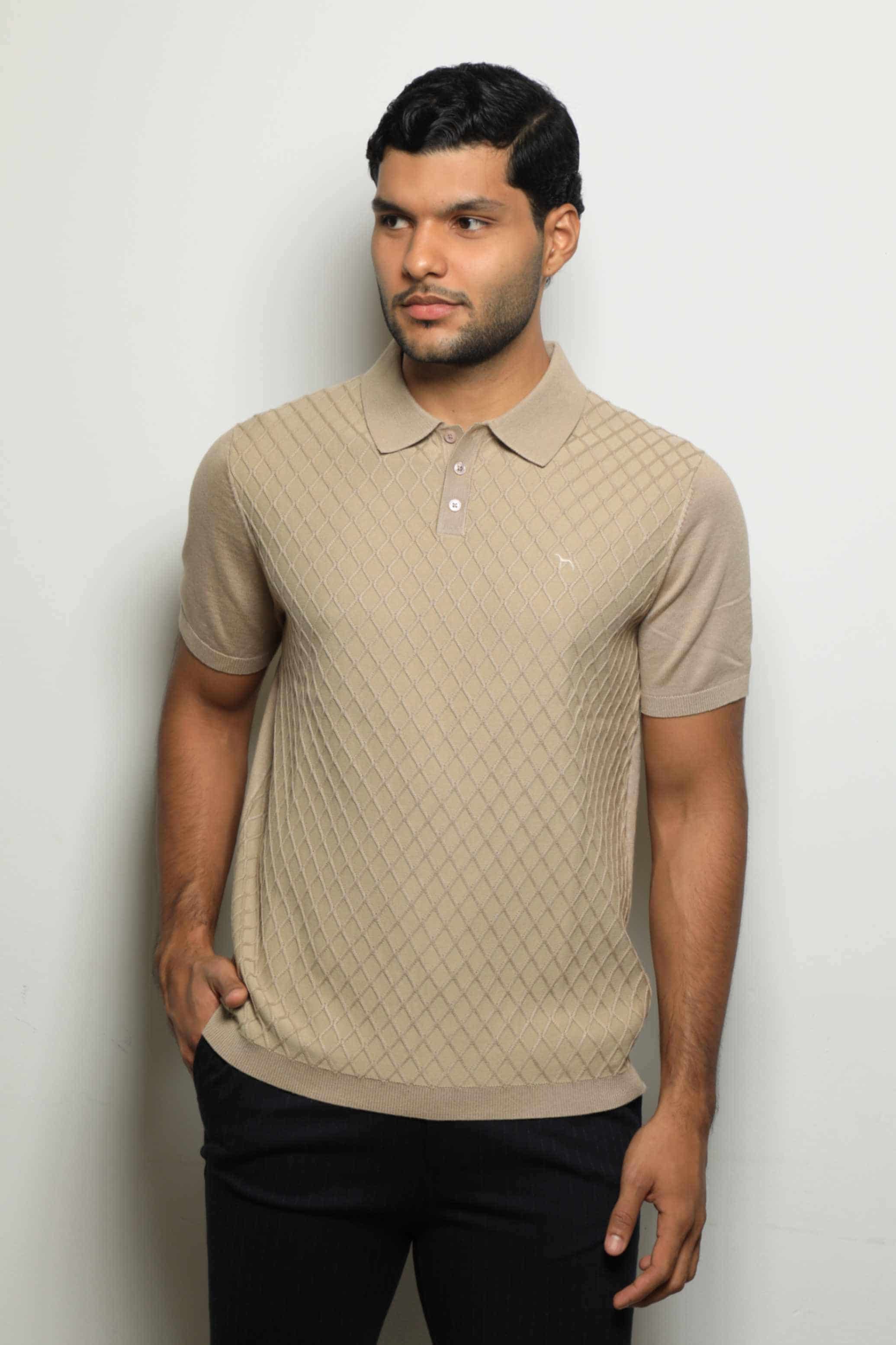 Suéter Tejido Fashion Beige - miniatura 3