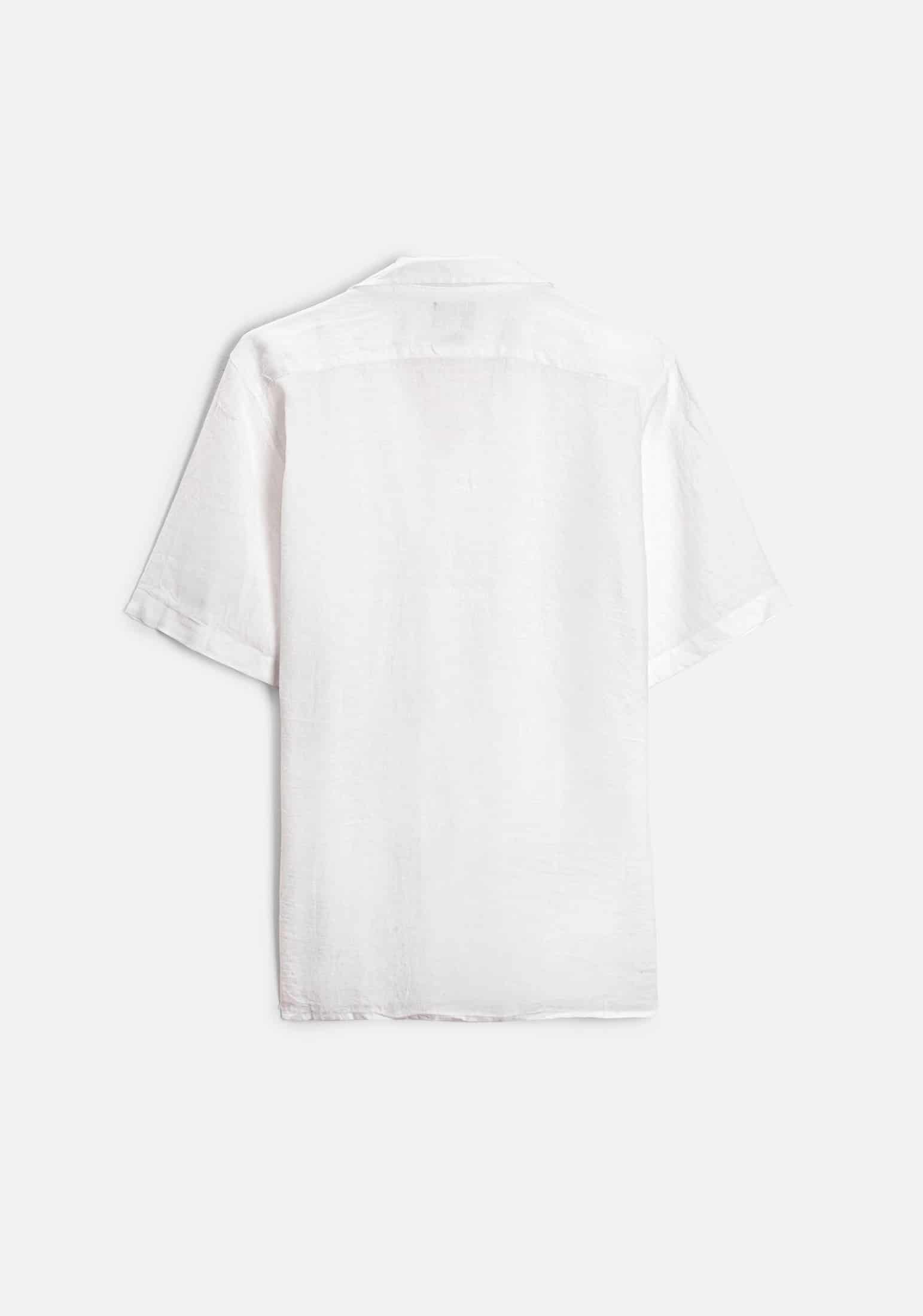 Camisa Guayabera Bol. Manga Corta Blanco - miniatura 5