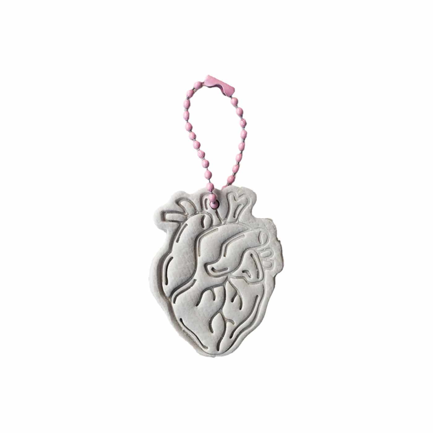 Charm Corazón anatómico Latte - miniatura 1