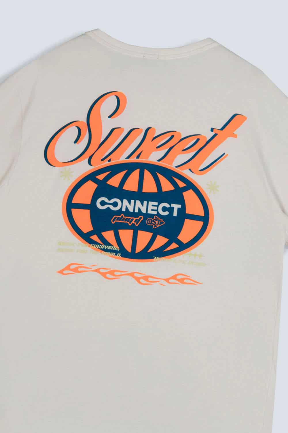 CAMISETA ESTAMPADO LOCALIZADO COLOR IVORY - miniatura 5