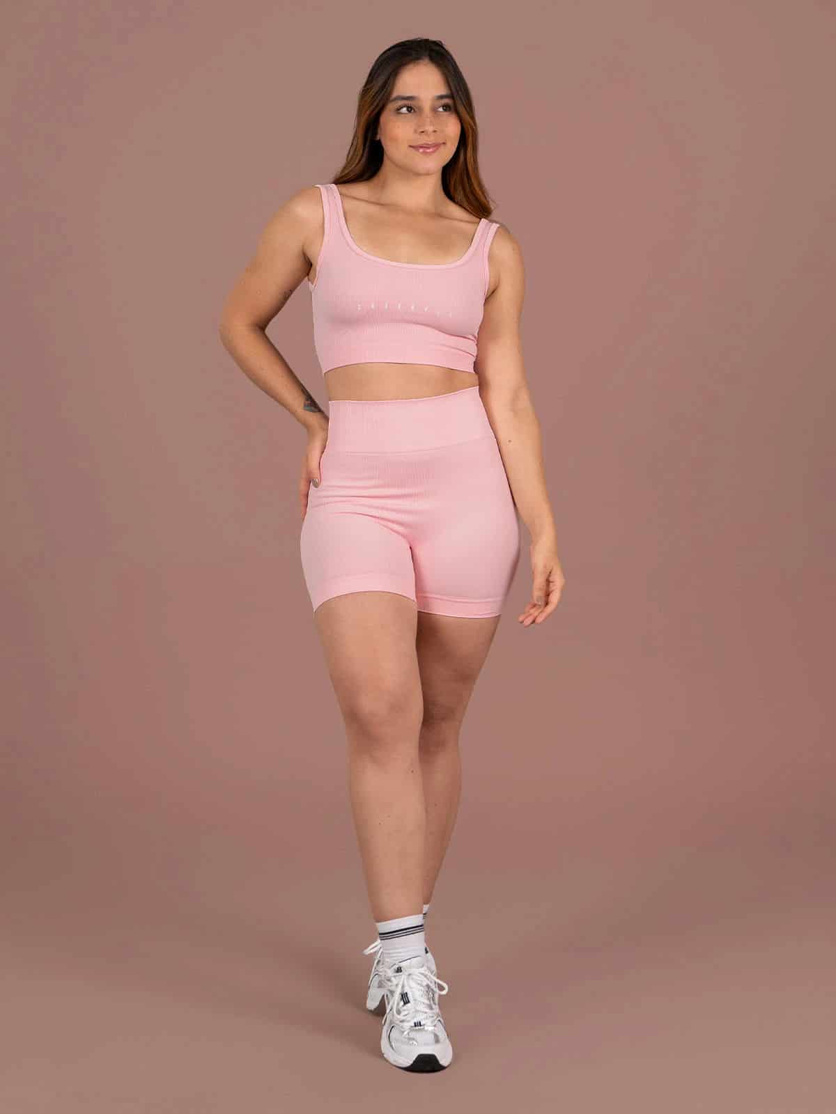 Ela short set seamless rosado - miniatura 1