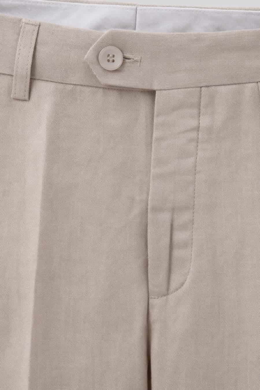 Men's pants beige vittorio - miniatura 7