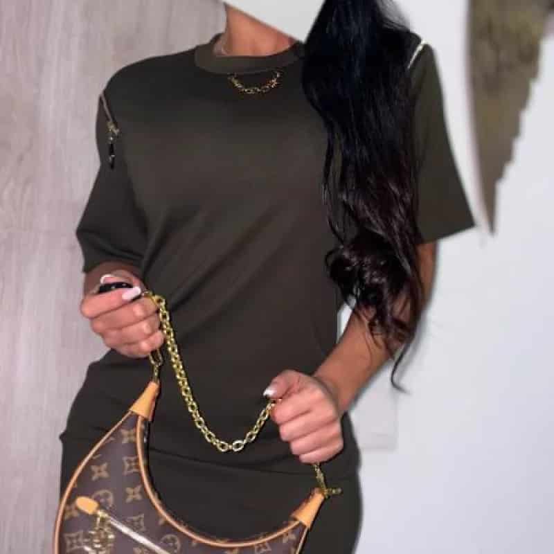 VESTIDO LOUIS VUITTON MILITAR - miniatura 2