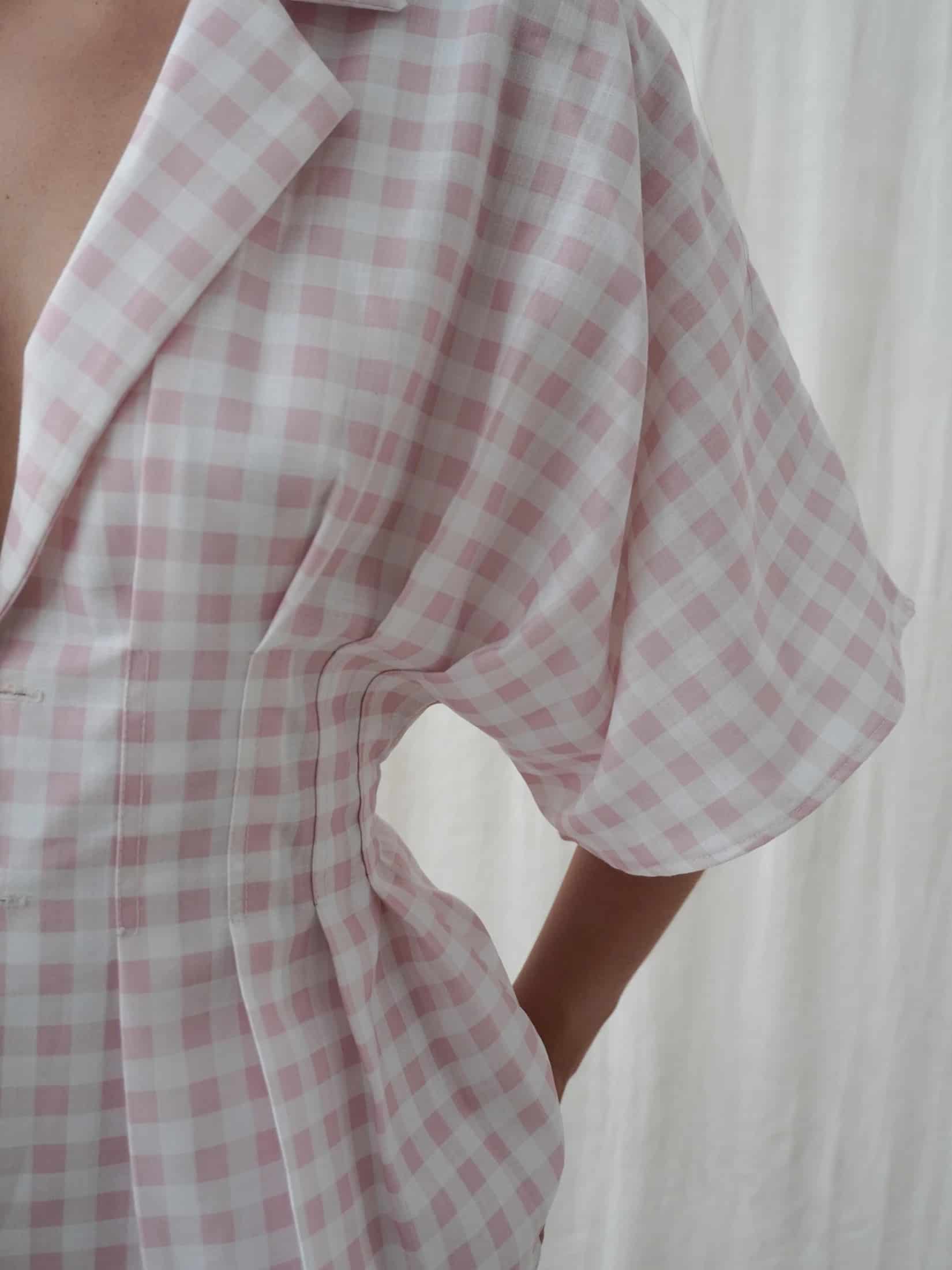 Camisera Gaviota Cuadros Rosado - miniatura 2