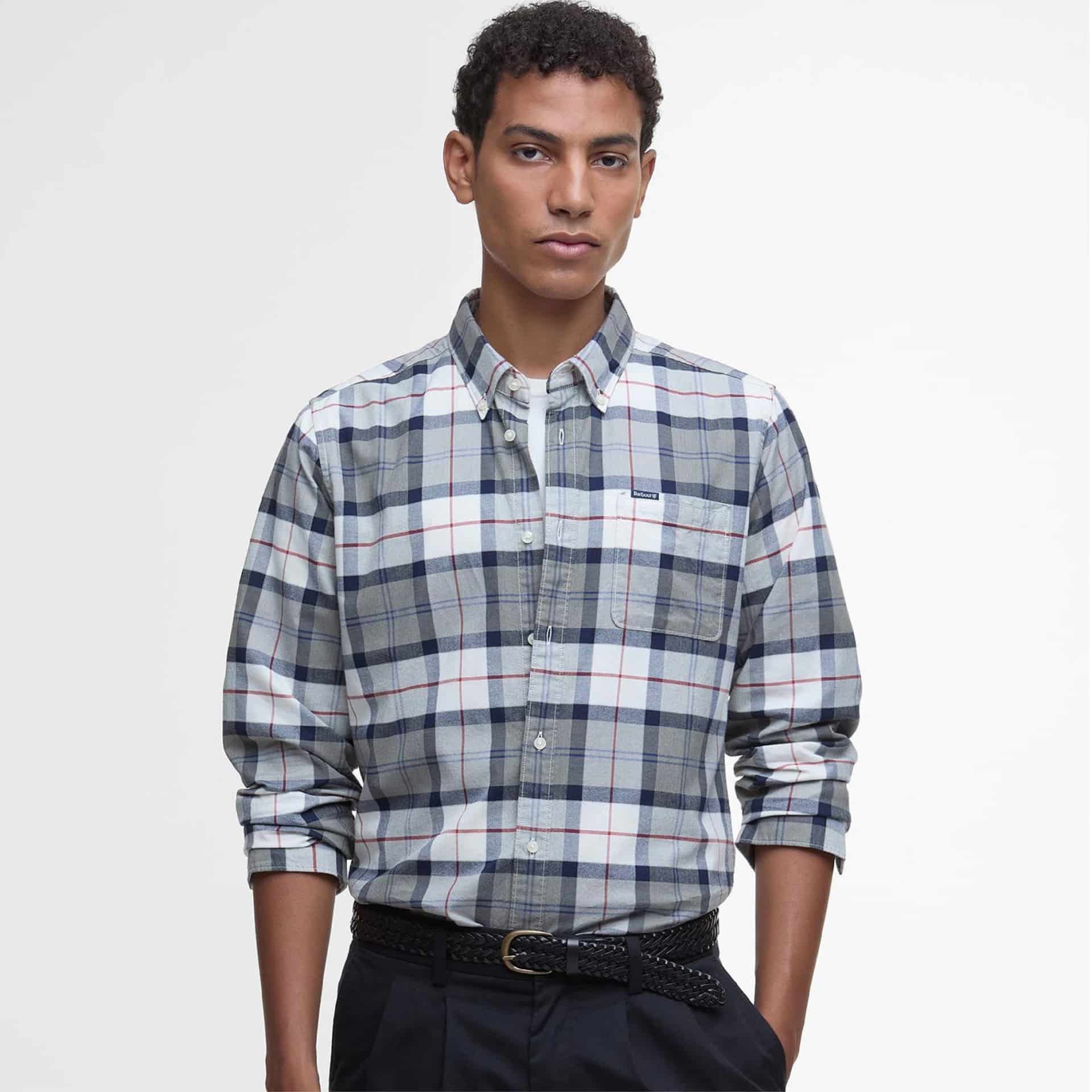Lewis Tailored Long-Sleeved Shirt - miniatura 1
