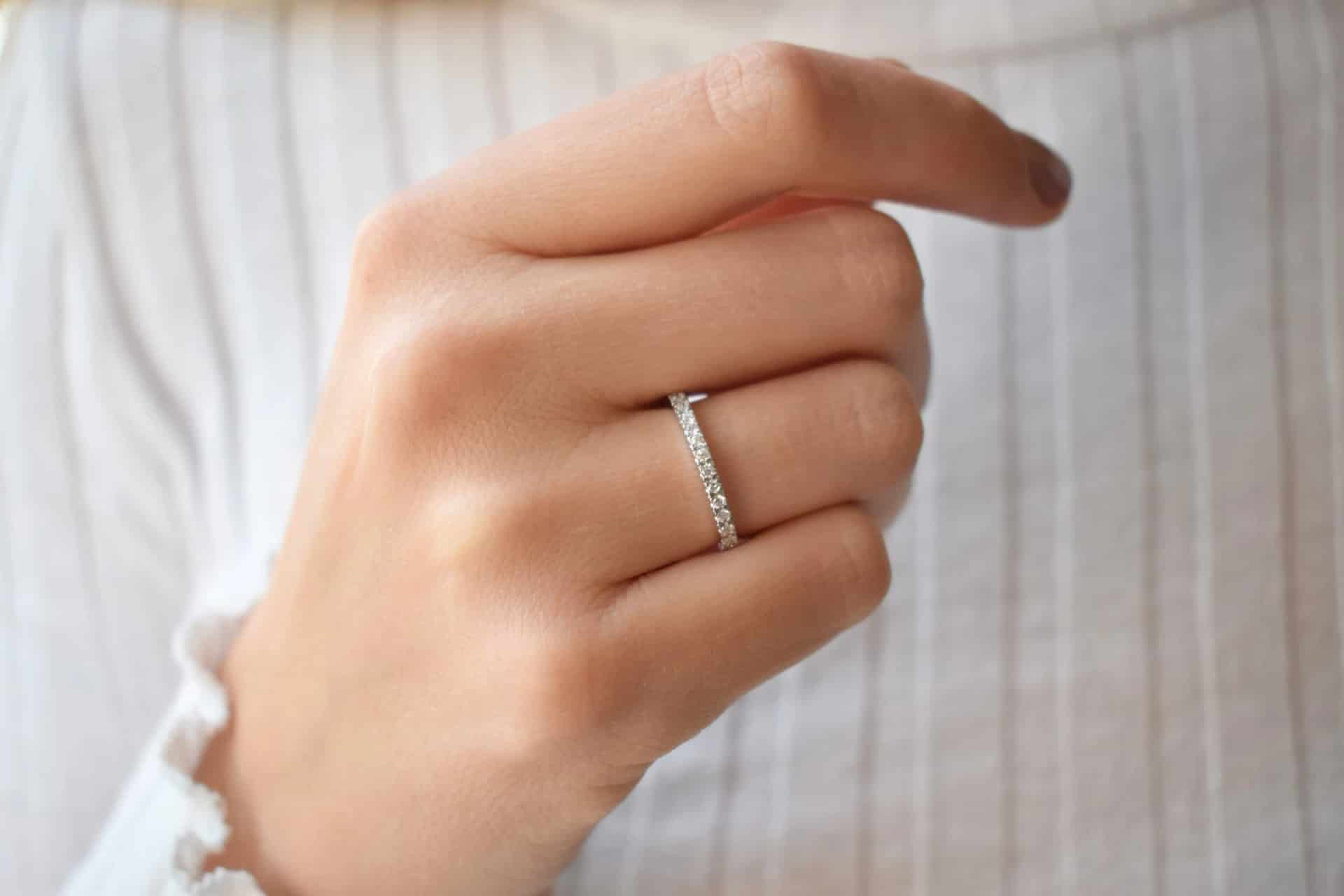 Argolla Infinity Diamantes - miniatura 4