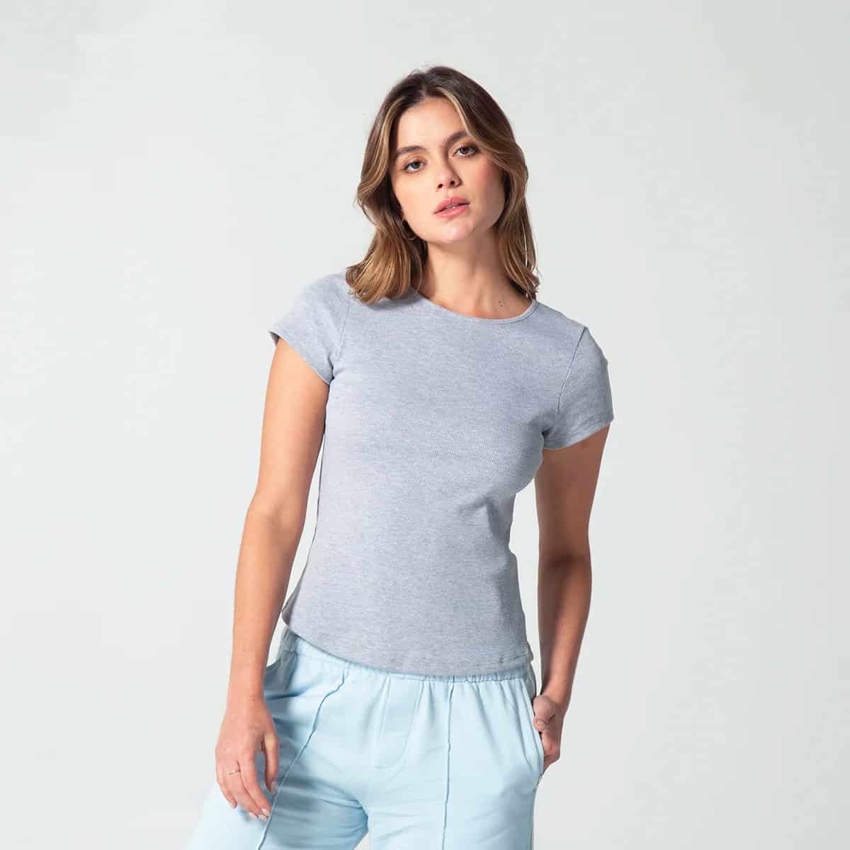 Camiseta Basica Cuello Redondo Melisa - miniatura 8