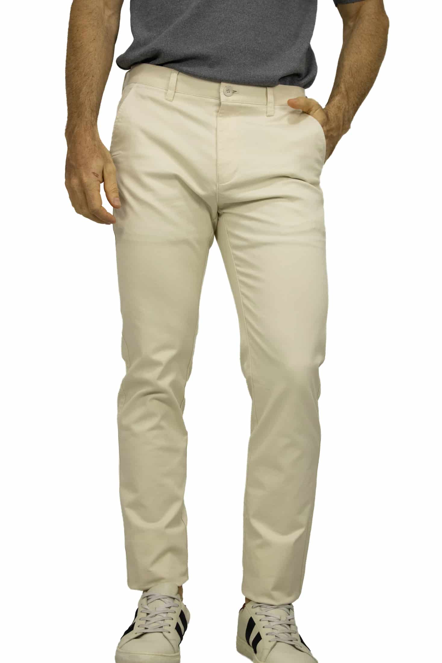 PANTALÓN BEIGE PARA GOLF - miniatura 2