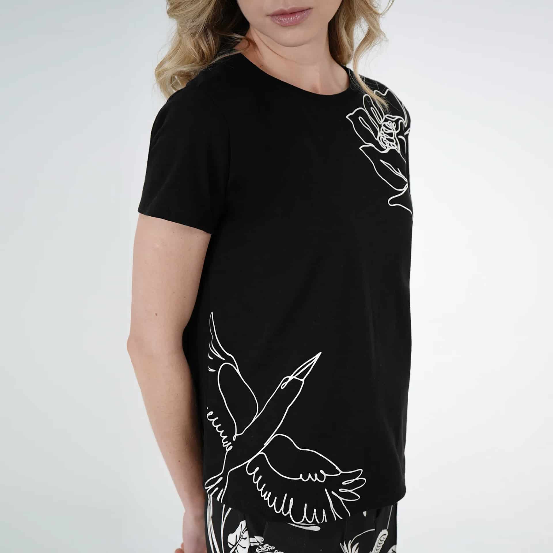 Camiseta Negra Colibrí FDS by Aramacao - miniatura 6