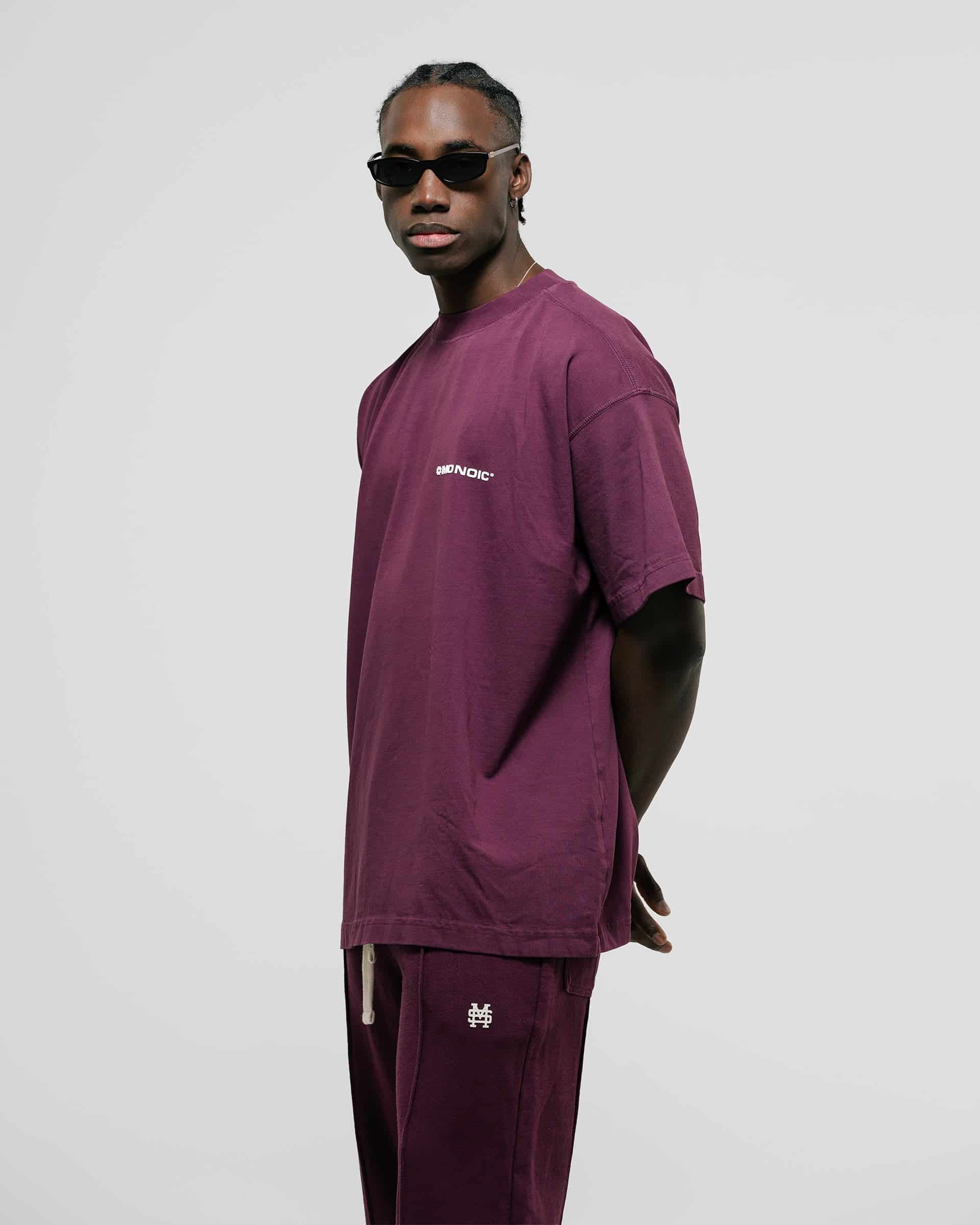 Camiseta Oversized Básica V3 - Burgundy - miniatura 1