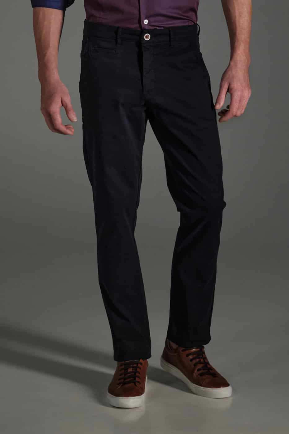 Pantalón Chino Slim Dril Azul Navy - miniatura 1
