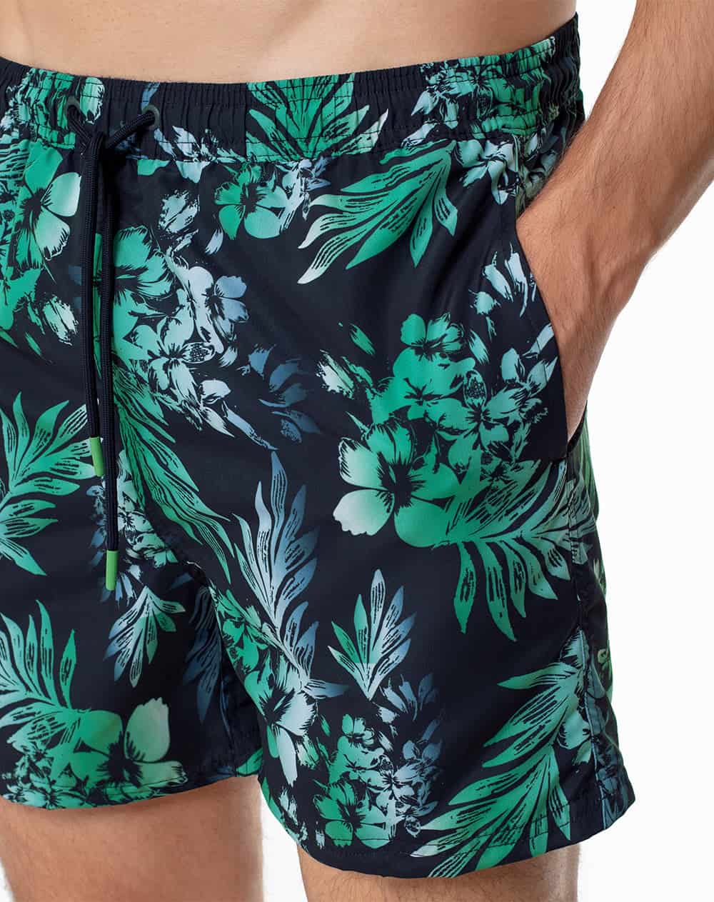 Pantaloneta de baño estampada hombre - miniatura 4