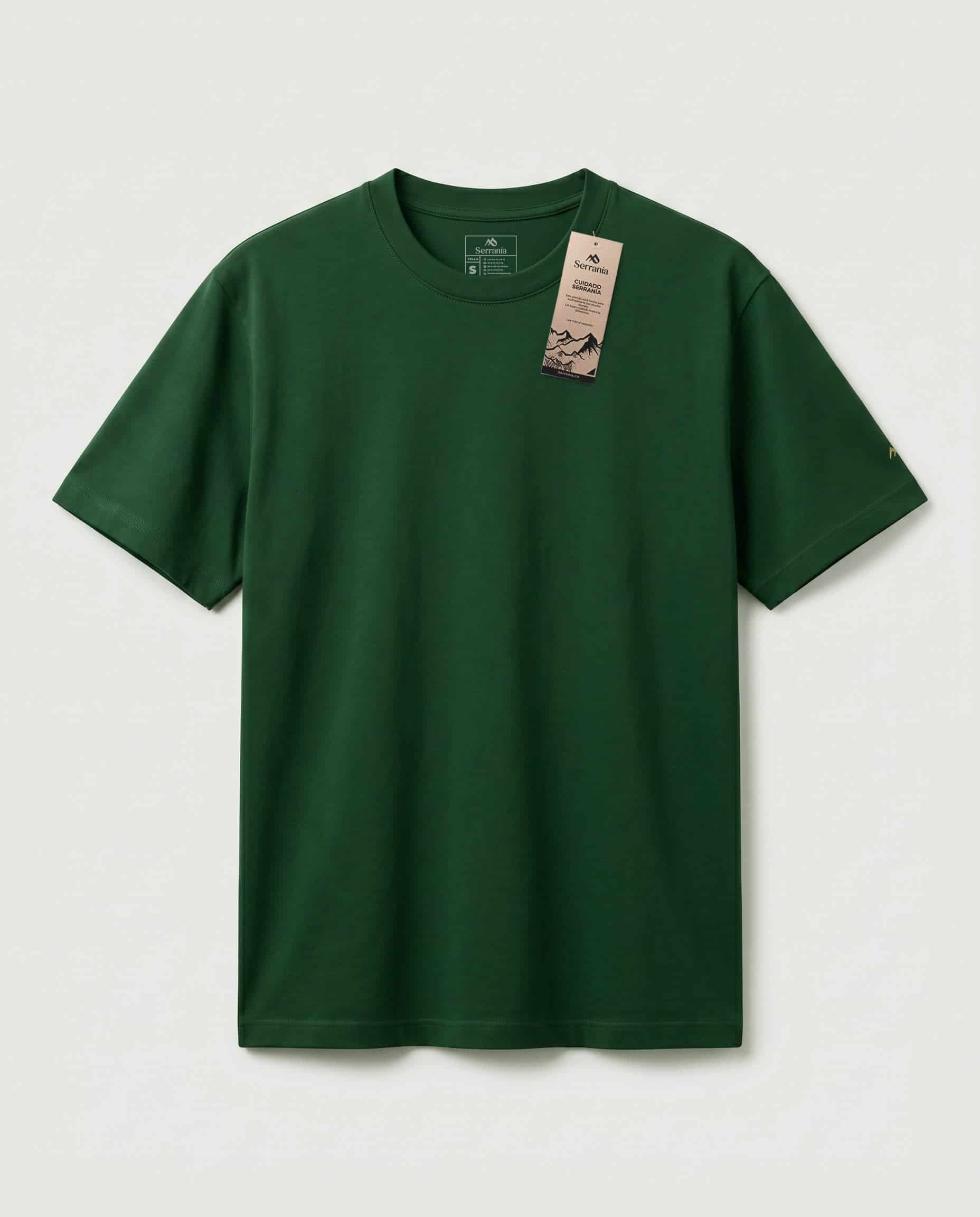 Camiseta Slim Fit Verde Pino - miniatura 2