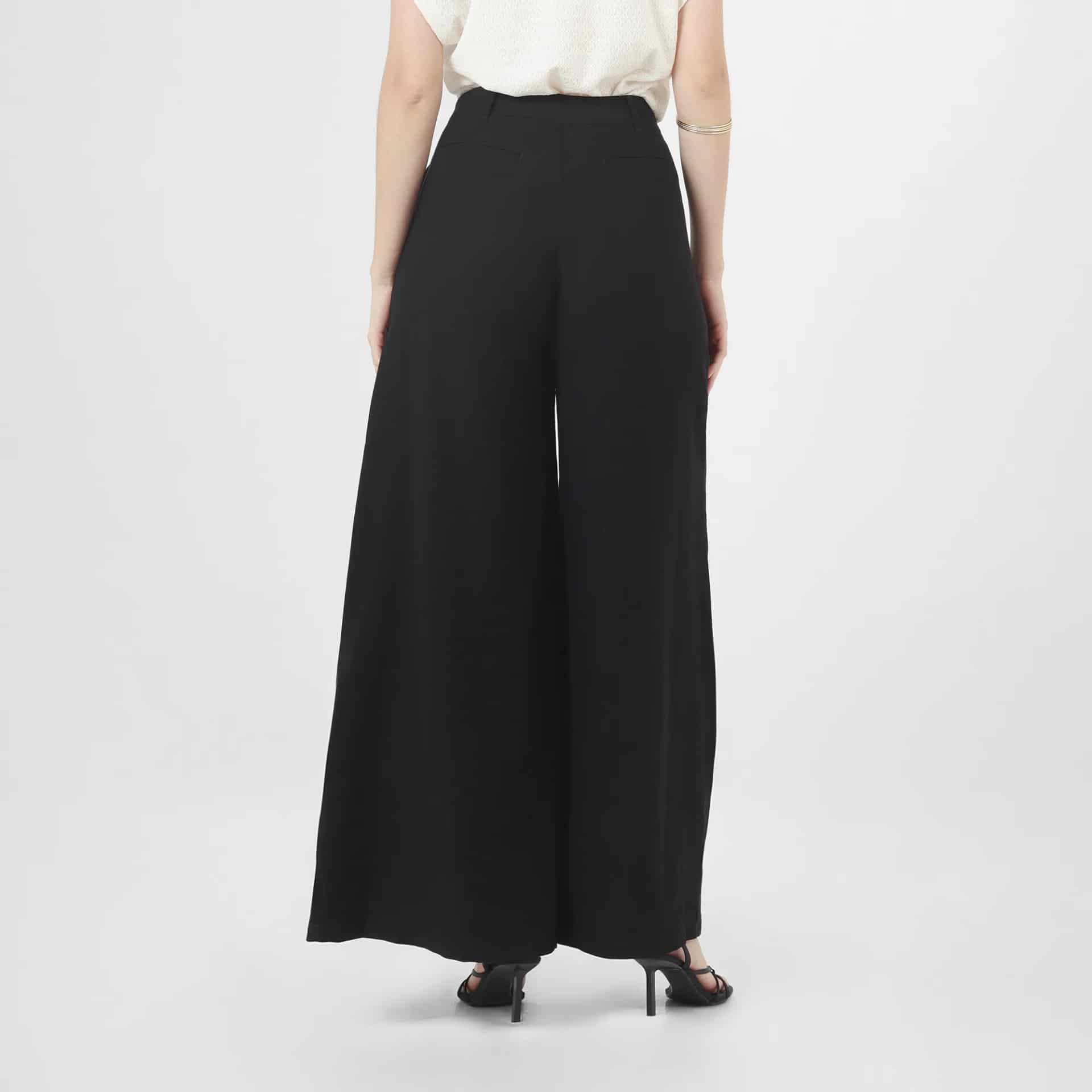 Pantalon Tiro Alto Bota Palazzo - miniatura 5