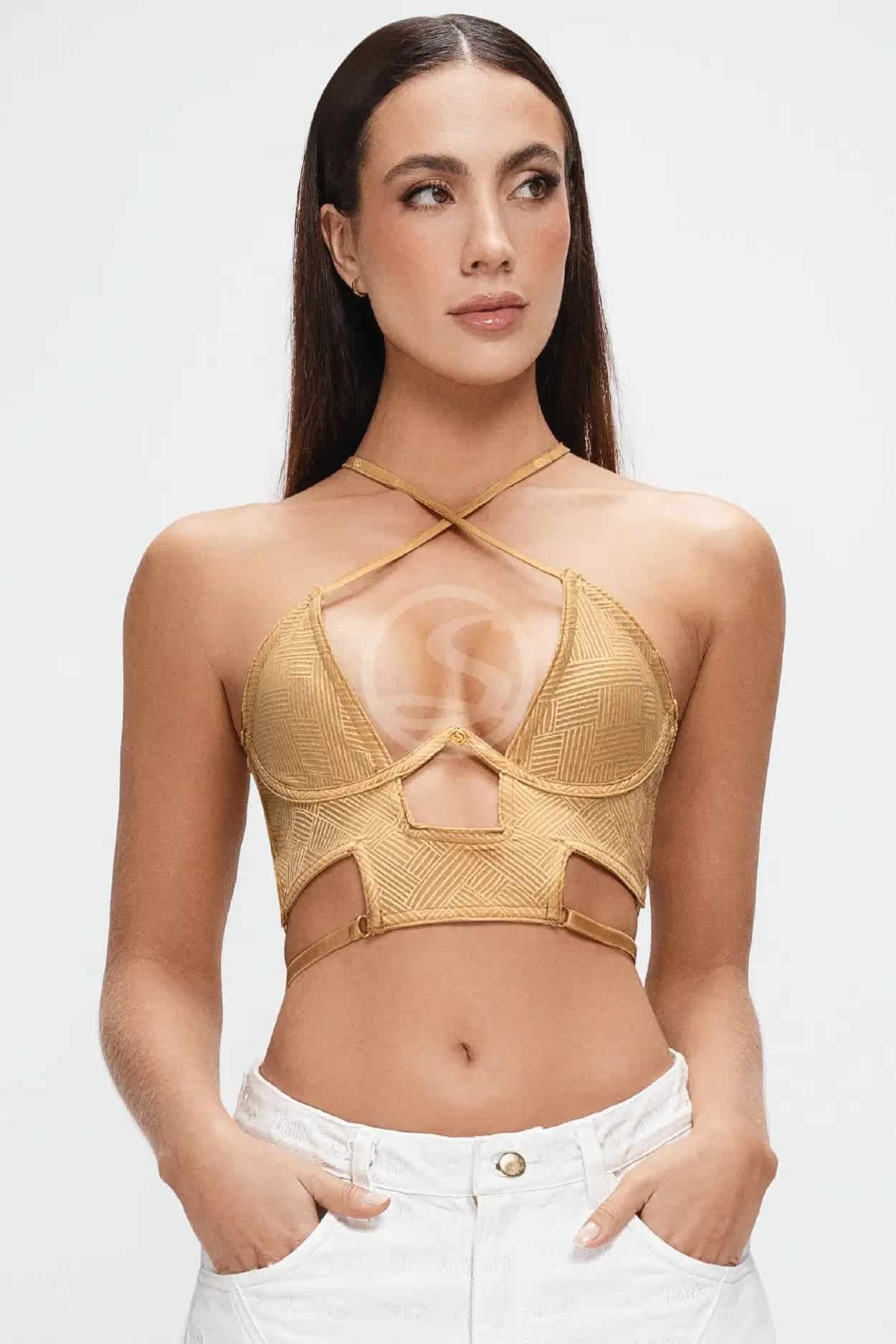 Bralette Dorada Santísimas Ref. S-574 - miniatura 1