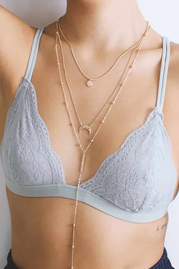 Lace Triangle Bralette - miniatura 29