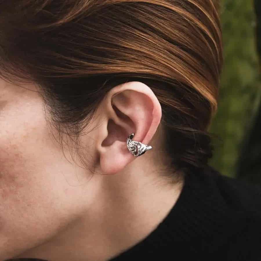 Earcuff Pudú o Venado conejo - miniatura 2