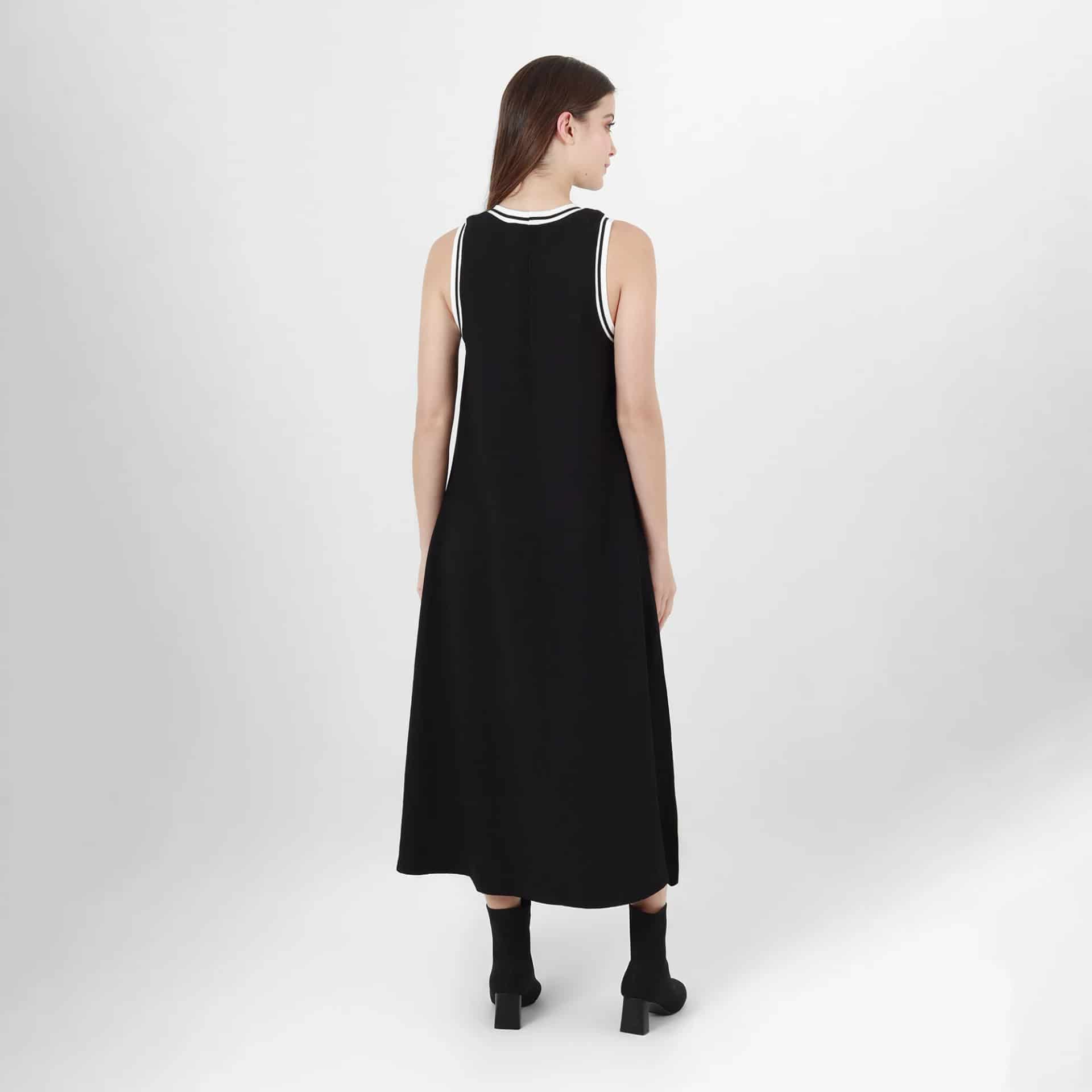 Vestido Cuello Redondo Manga Sisa - miniatura 10