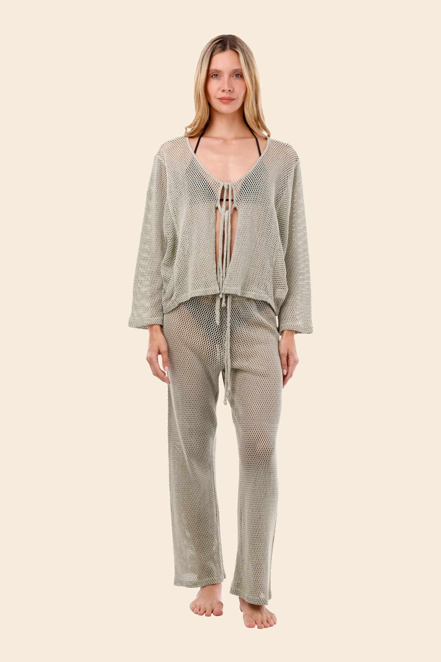 Willowing Green Malla Ikon Pants - miniatura 3
