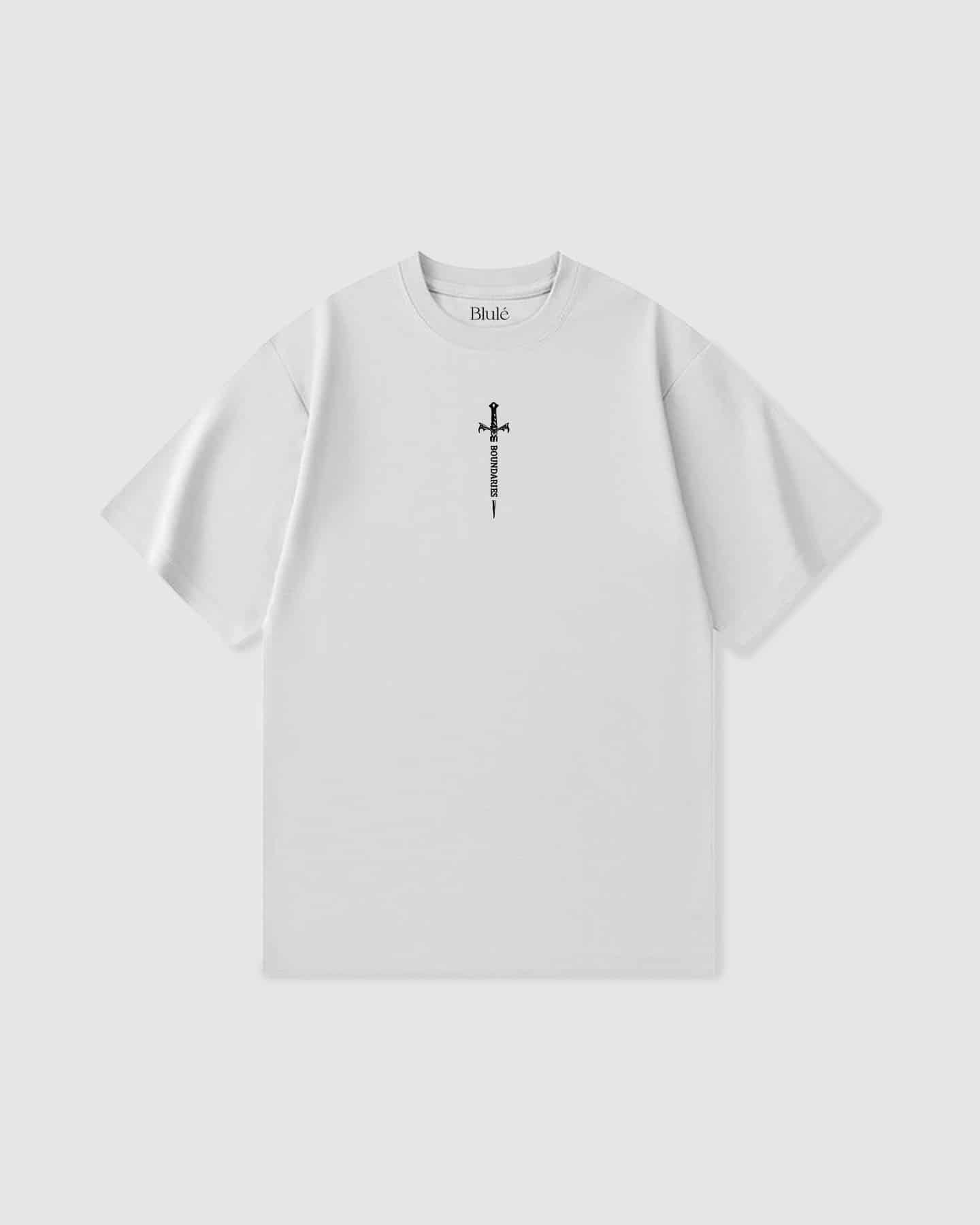 Oversized T Shirt Boundaries White - miniatura 2