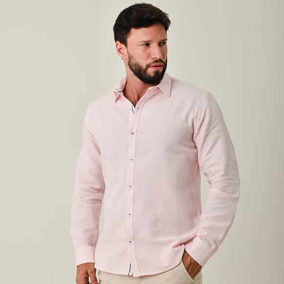 CAMISA ML 100% ALGODON HOMBRE - miniatura 31