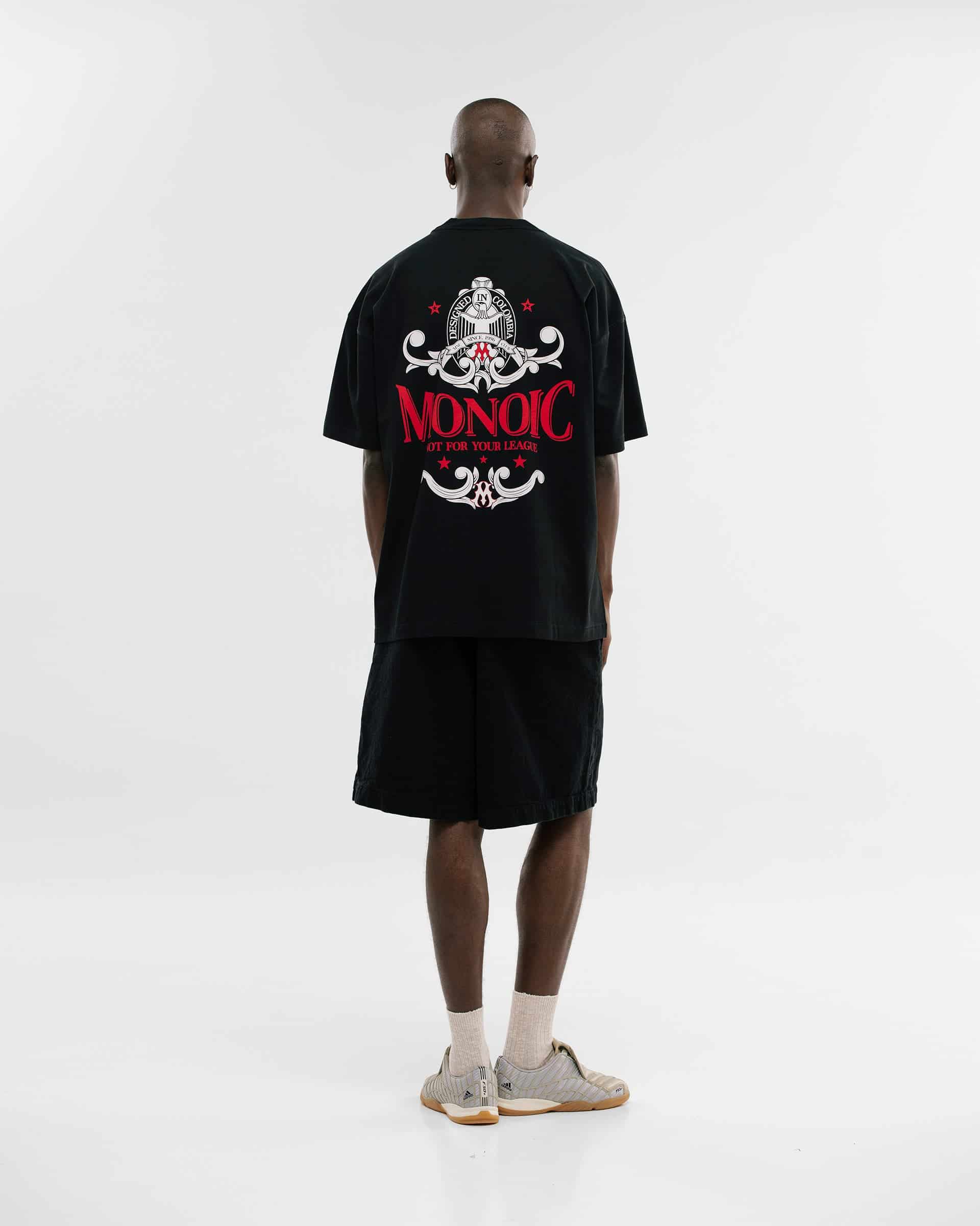Camiseta Oversized Not For Your League - Negro - miniatura 4