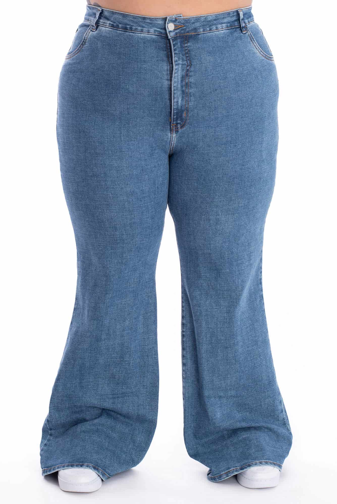 Jean Flare Azul Medio 387 - miniatura 3