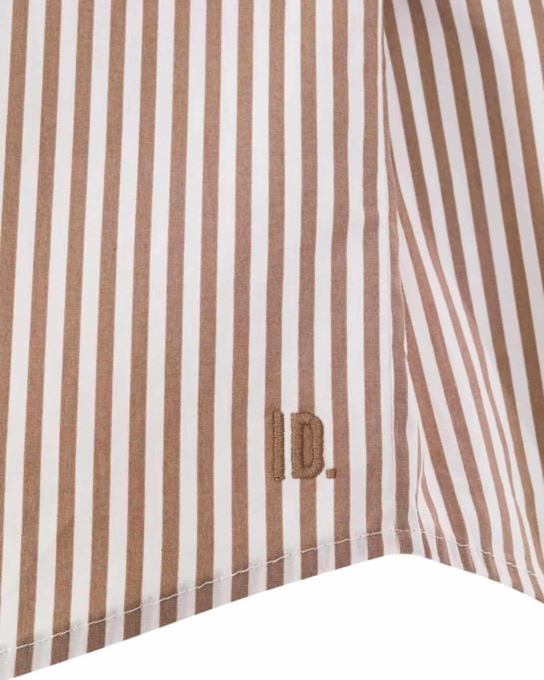 Camisa Aura de algodón | Rayas Caramel - miniatura 6