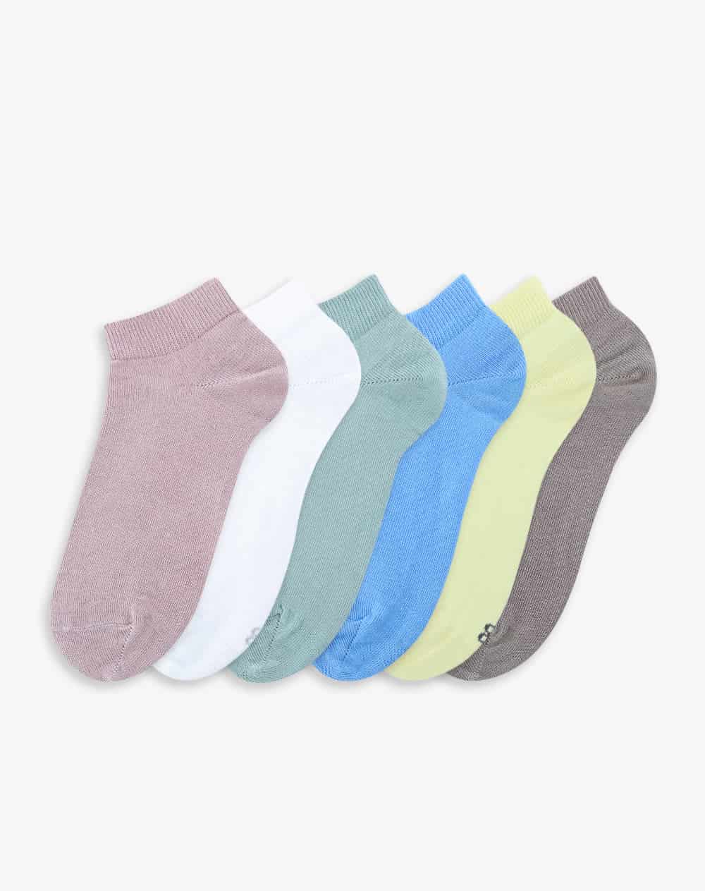 Medias deportivas mujer tobillera corta pack x6 surtido - miniatura 1