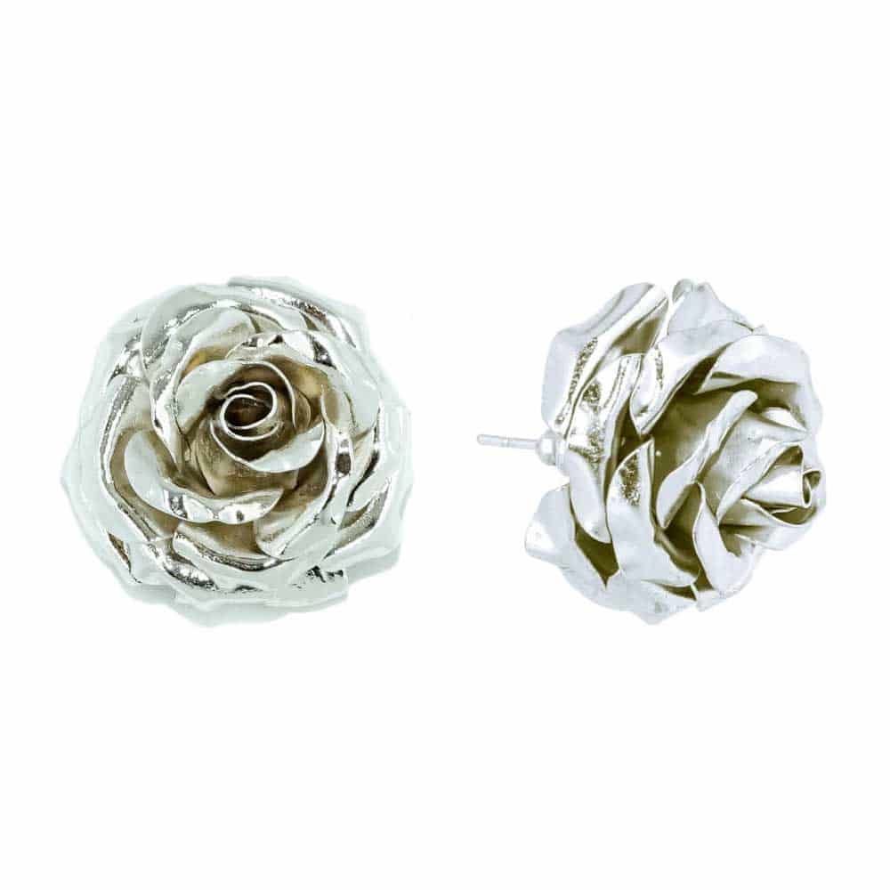 Aretes Topo Rosa Mediana - miniatura 2