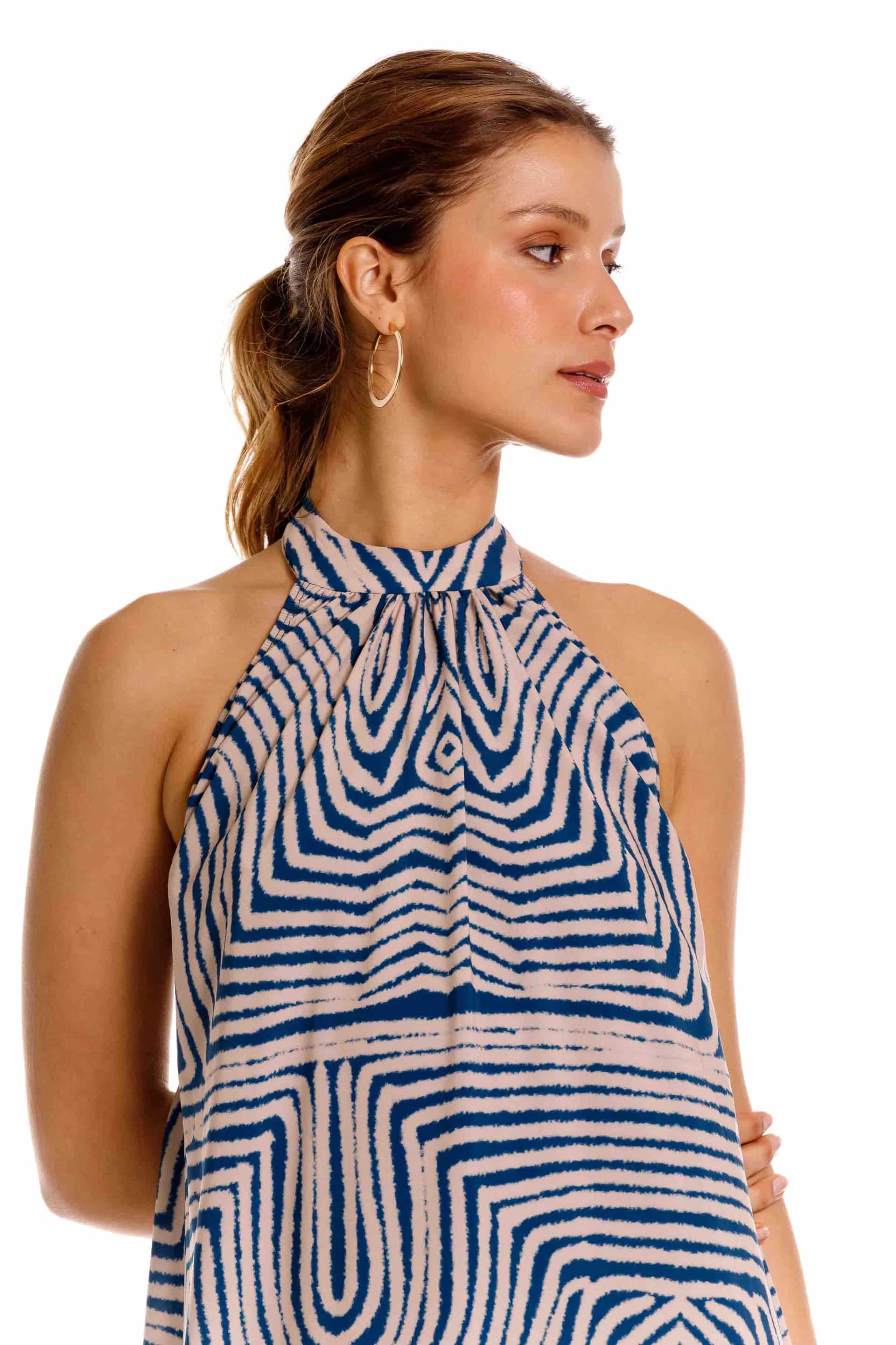 Vestido Largo Aries Nairobi Azul - miniatura 3