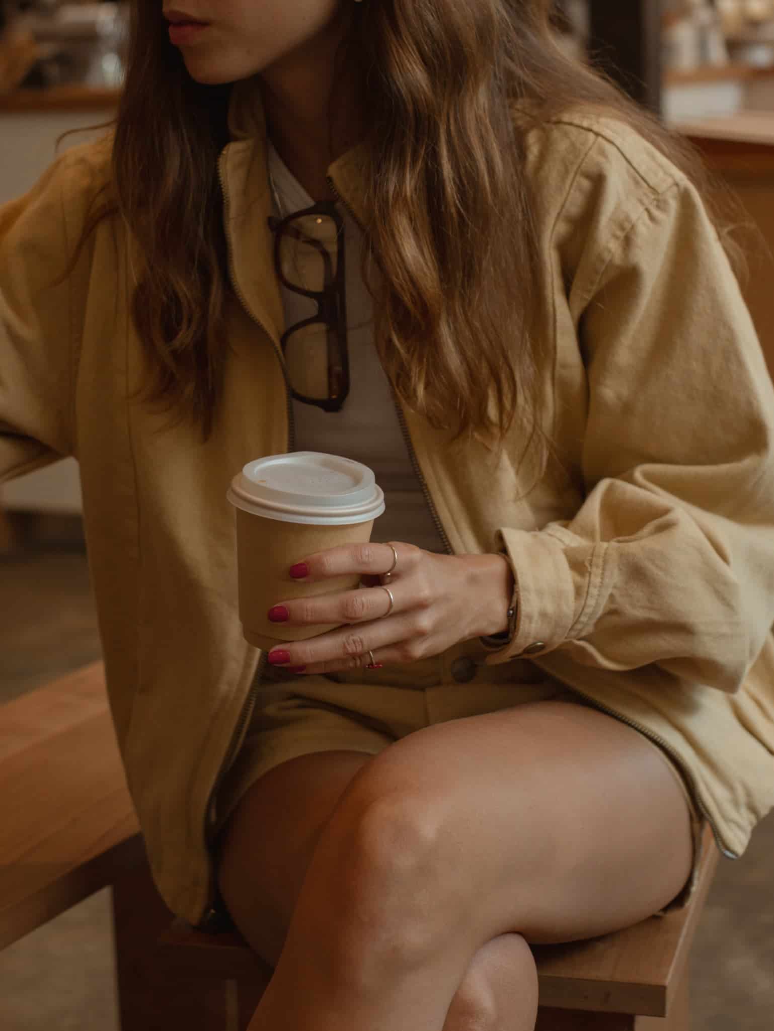 BUBBLE DENIM JACKET - DESERT YELLOW - miniatura 5