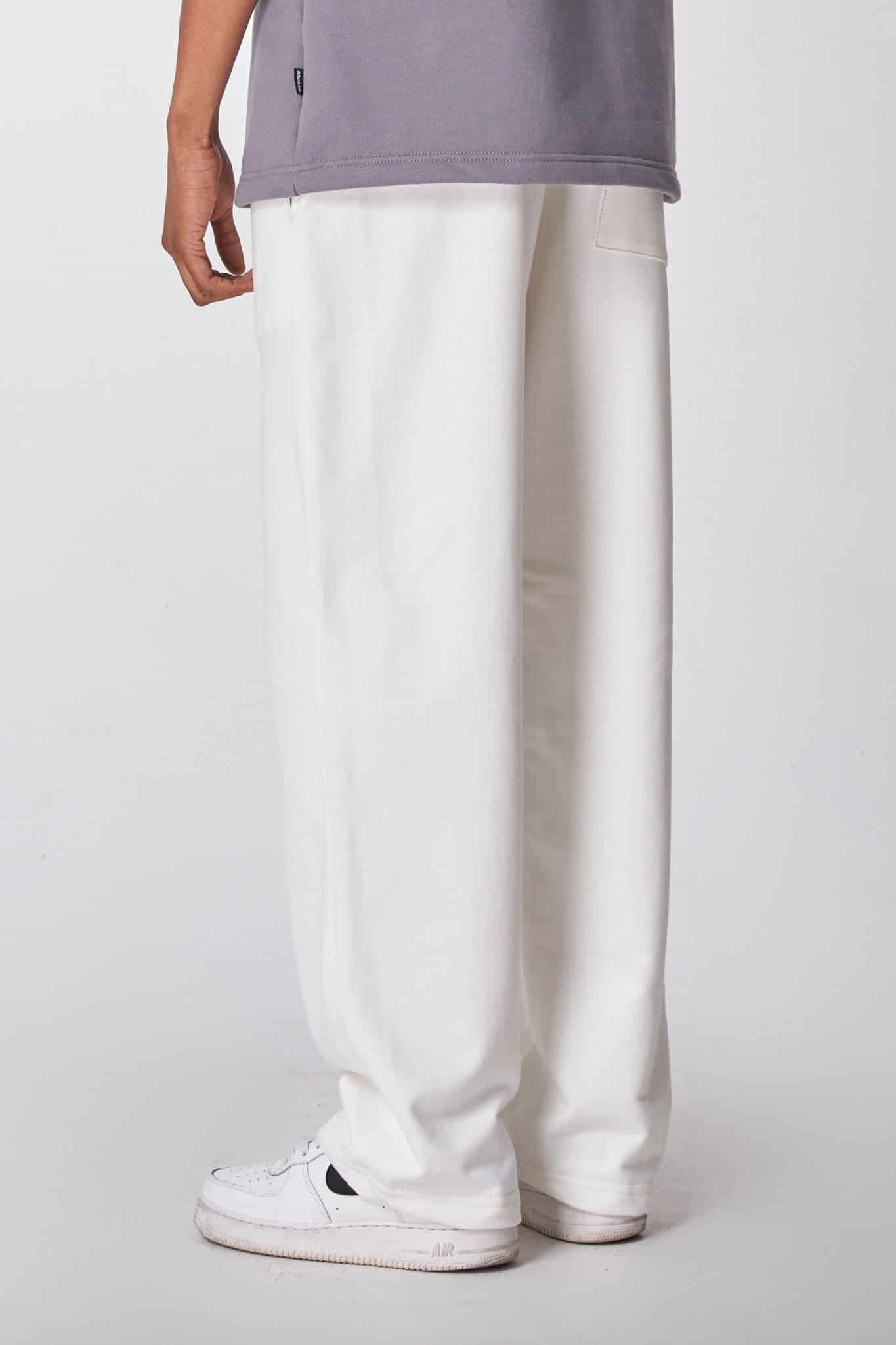 Sweet pant French terry blanco crema 14376 - miniatura 2