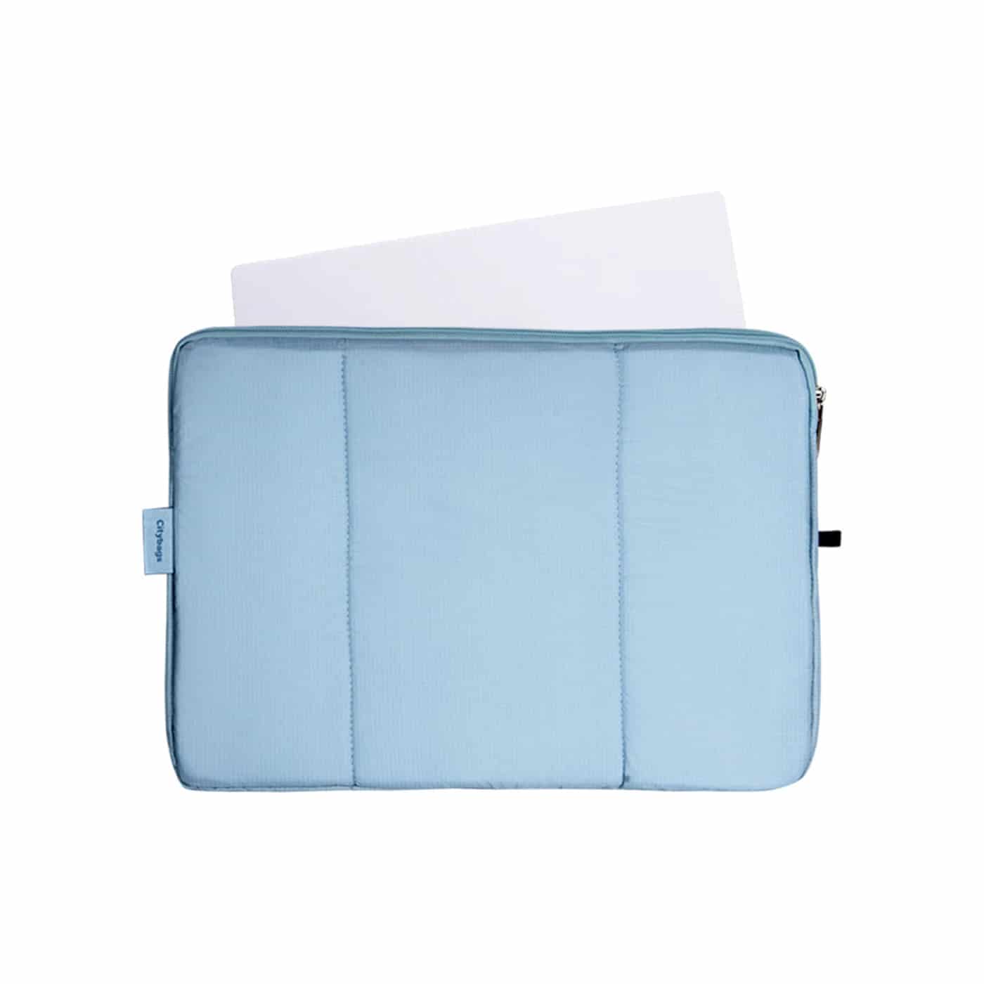 Estuche Laptop pequeño Citybags Azul Claro 33x23x2 - miniatura 1